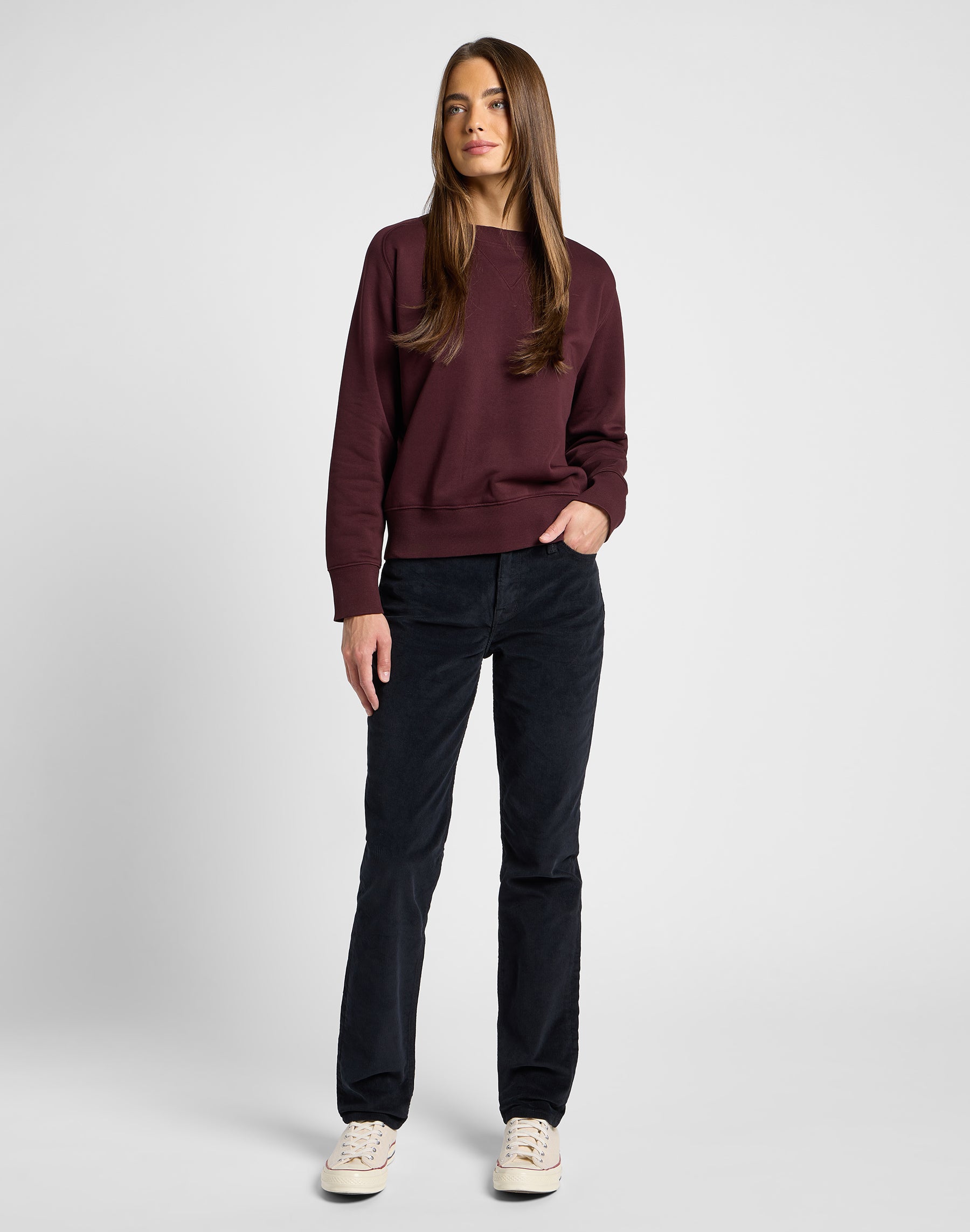 Pantaloni Marion Straight in Unionall nero Lee