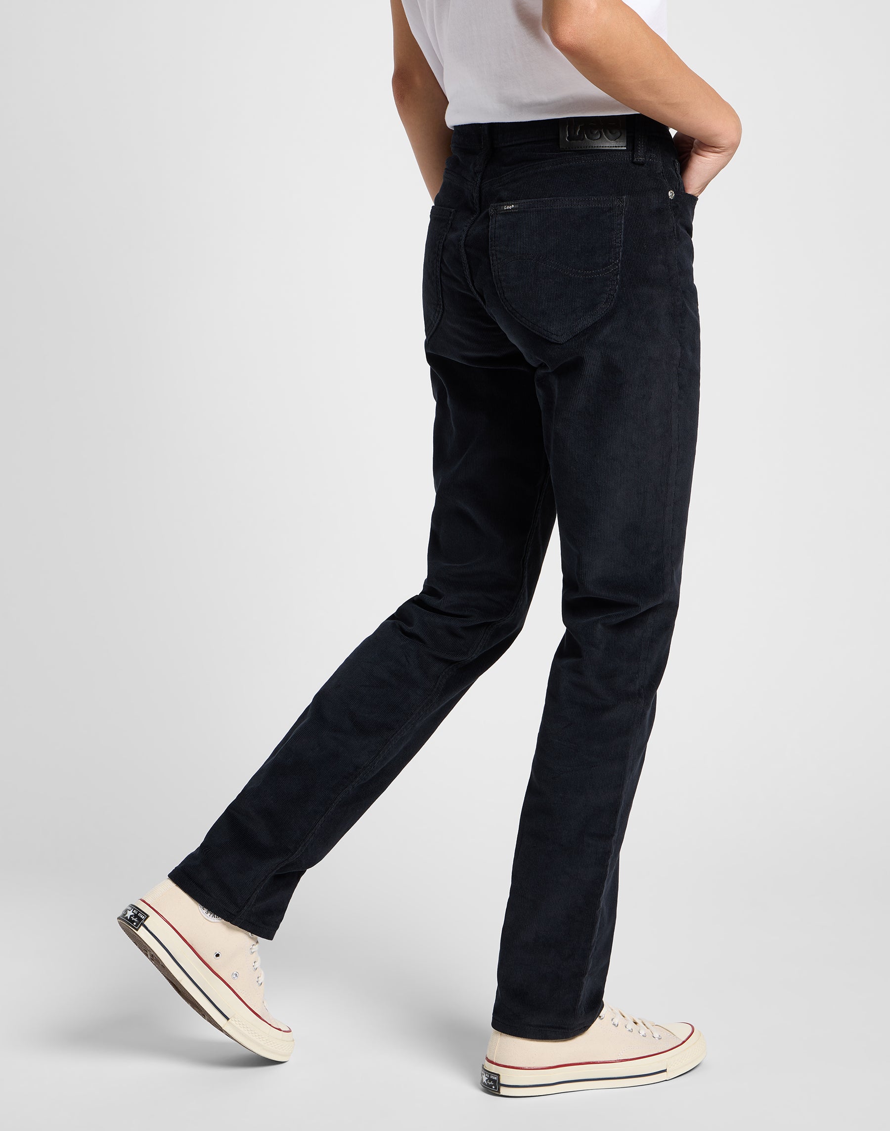 Pantaloni Marion Straight in Unionall nero Lee