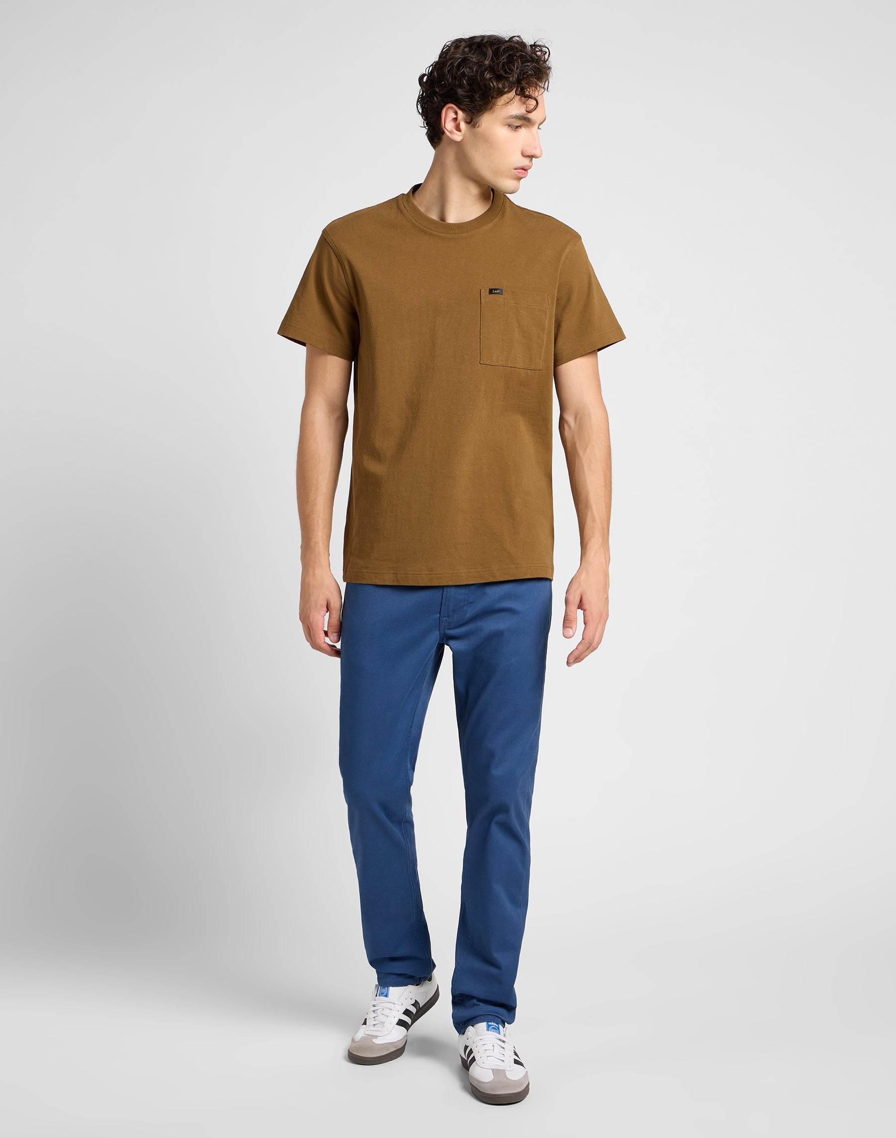 Pantaloni Daren Zip Fly in blu navy Lee