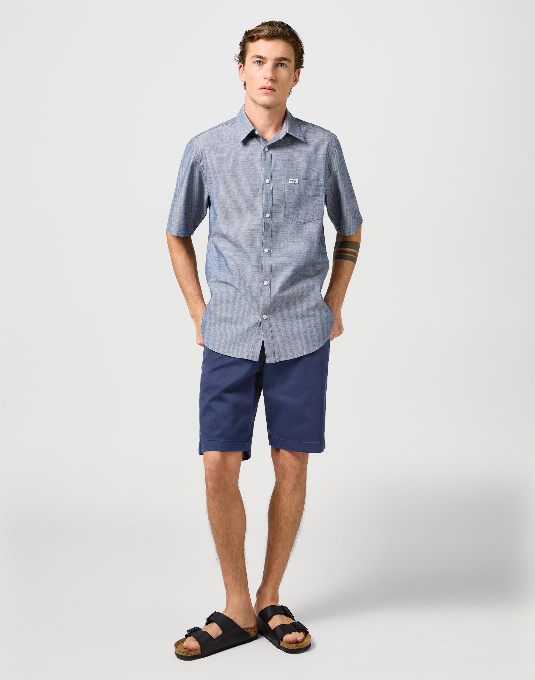 Pantaloncini Chino in Navy Chinoshorts Wrangler