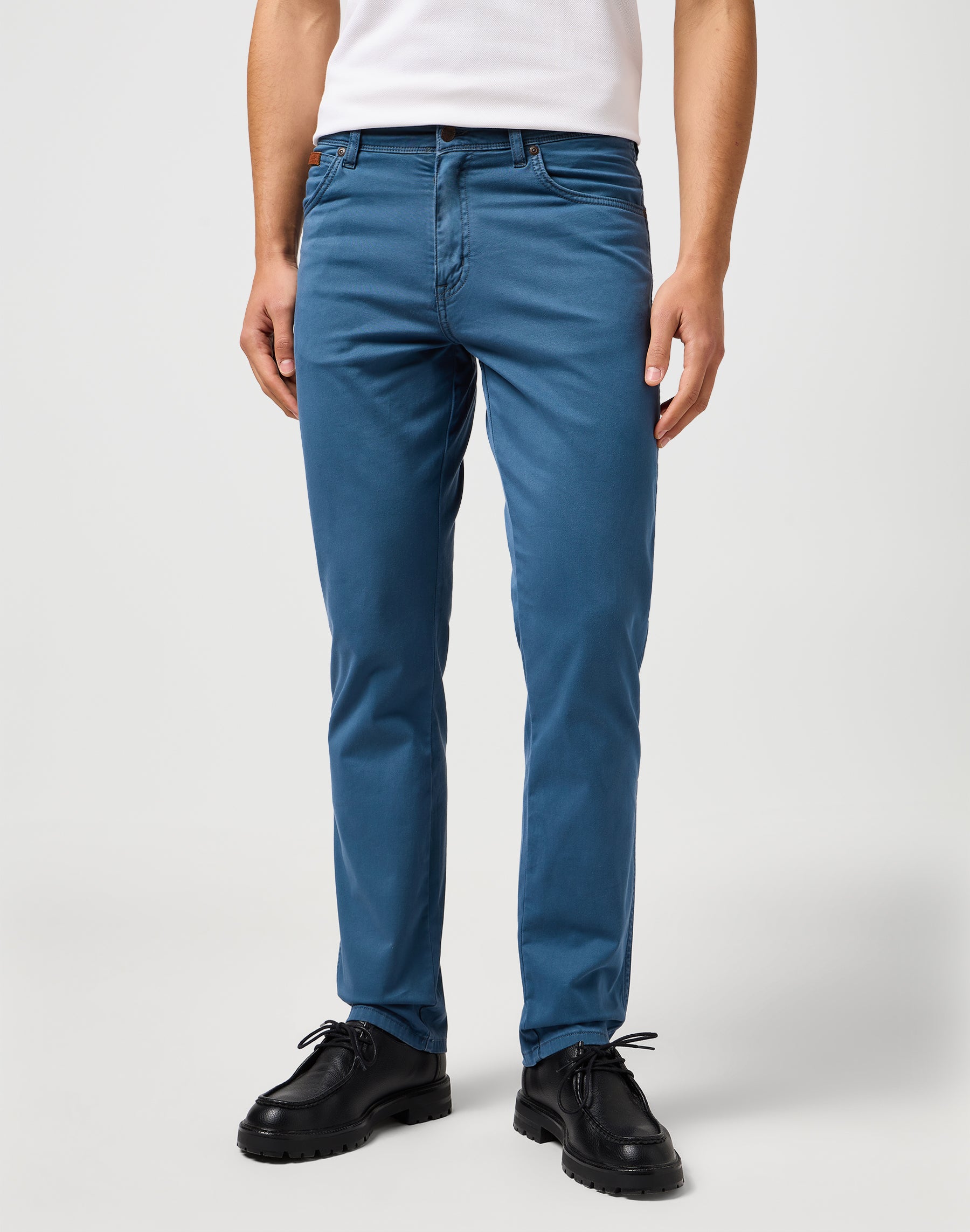Texas Slim in Cina Pantaloni blu Wrangler