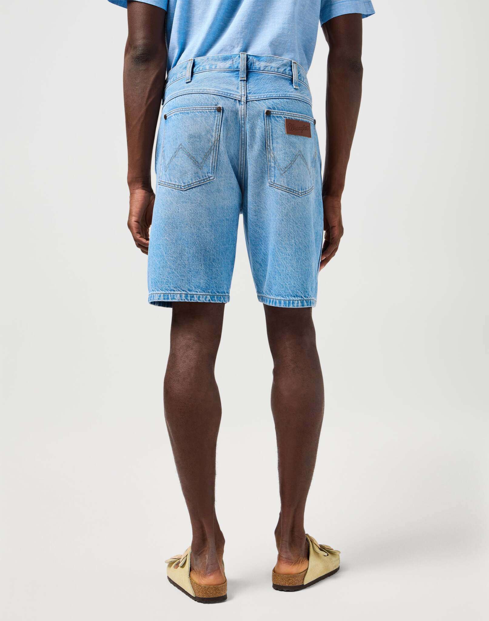 Pantaloncini Frontier Short in denim Frost Wrangler