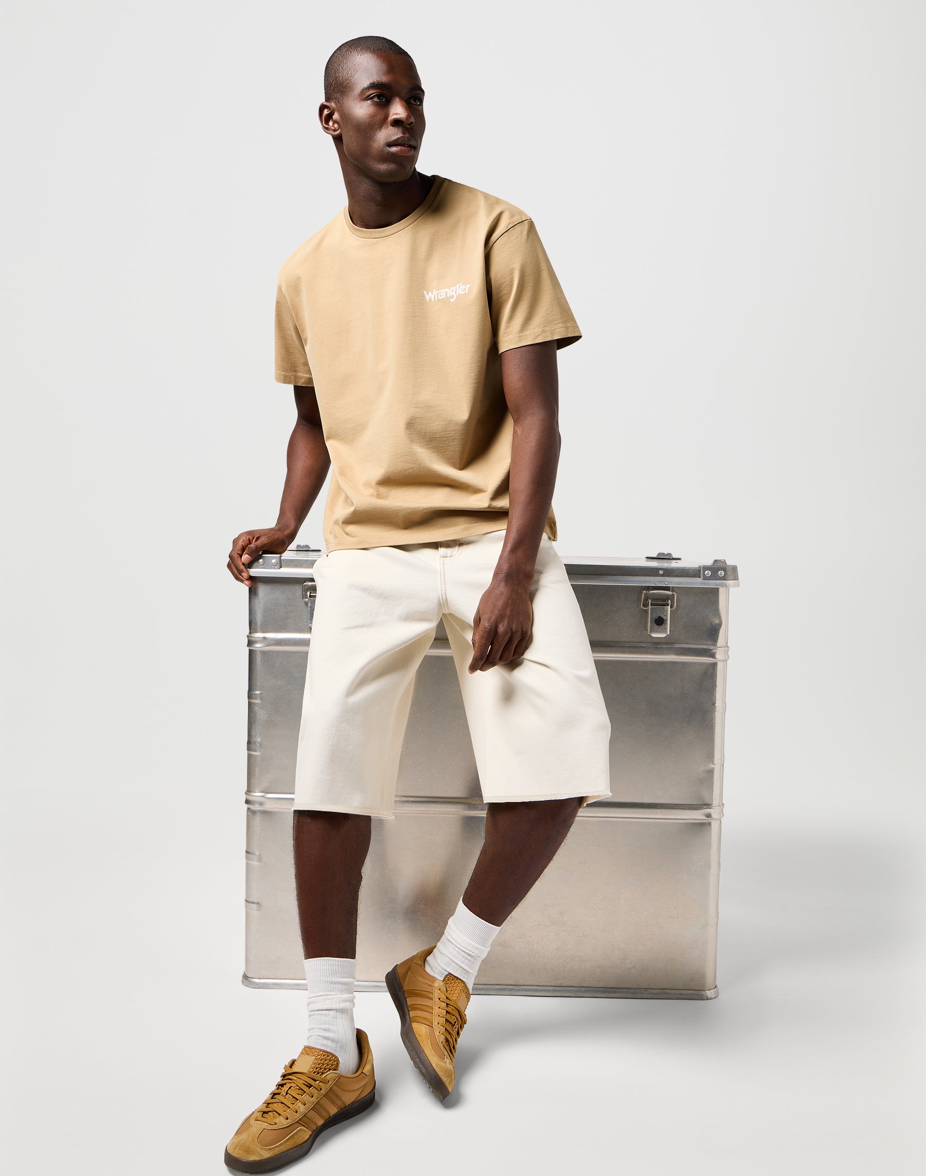 Pantaloncini Cj Skater in ecrù Pantaloncini Wrangler