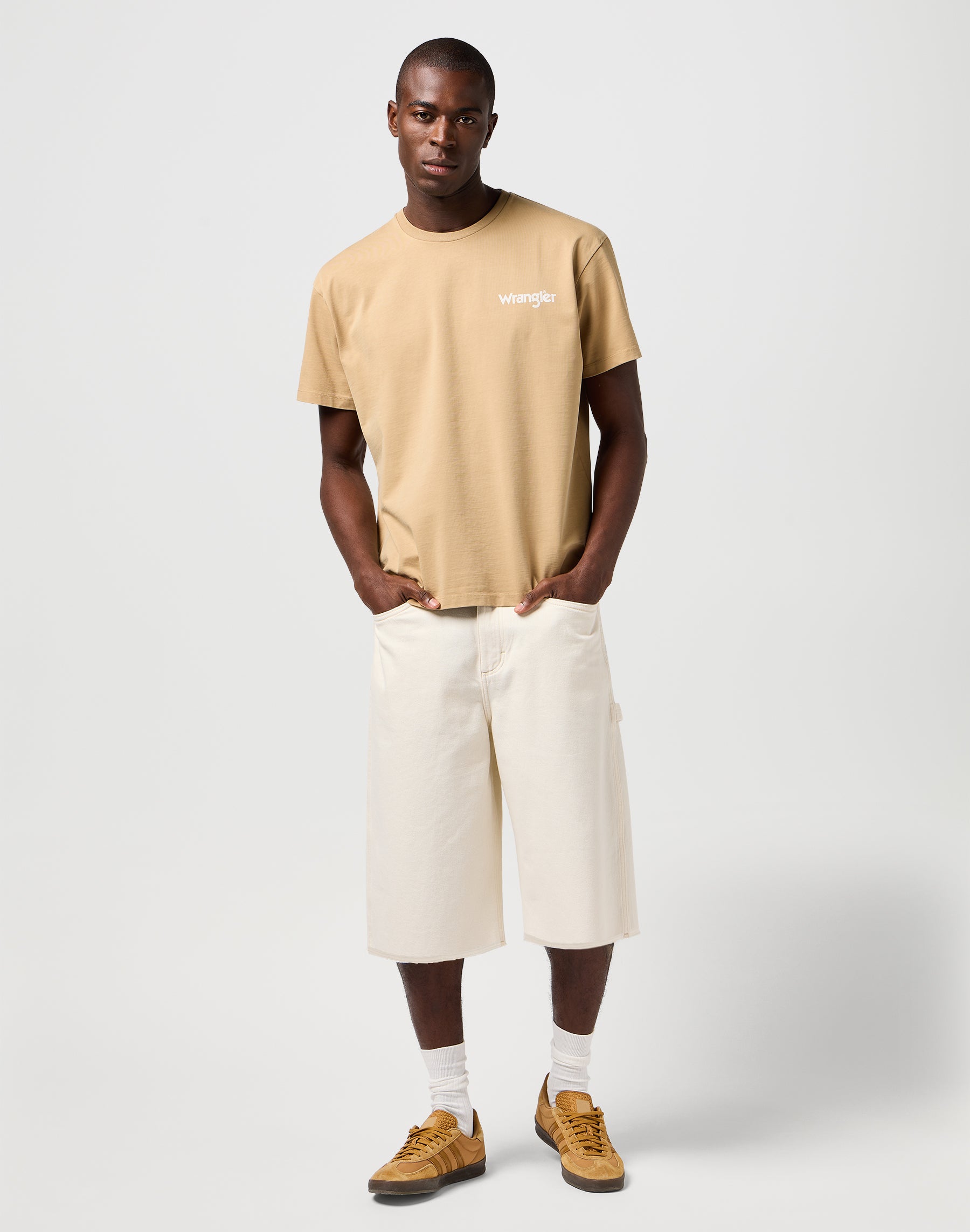 Pantaloncini Cj Skater in ecrù Pantaloncini Wrangler