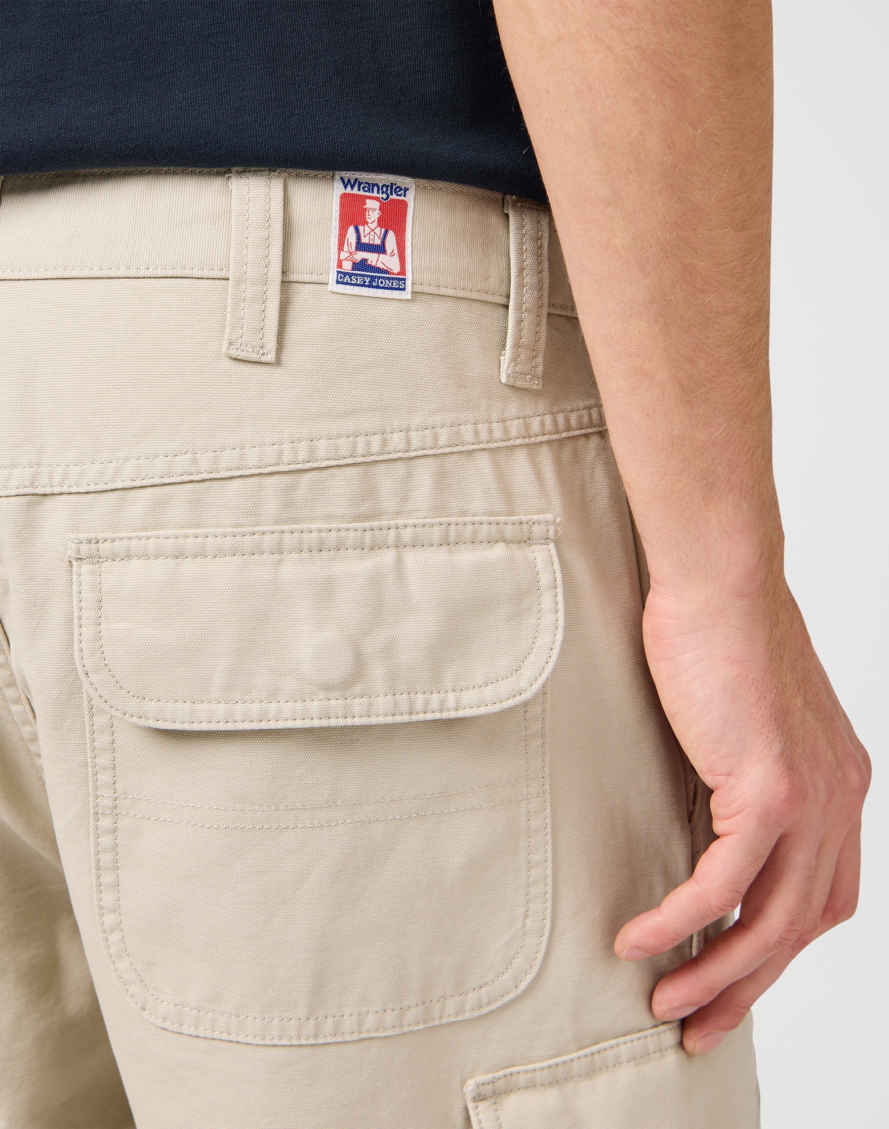 Pantaloncini Casey Jones Cargo in Pelican Shorts Wrangler