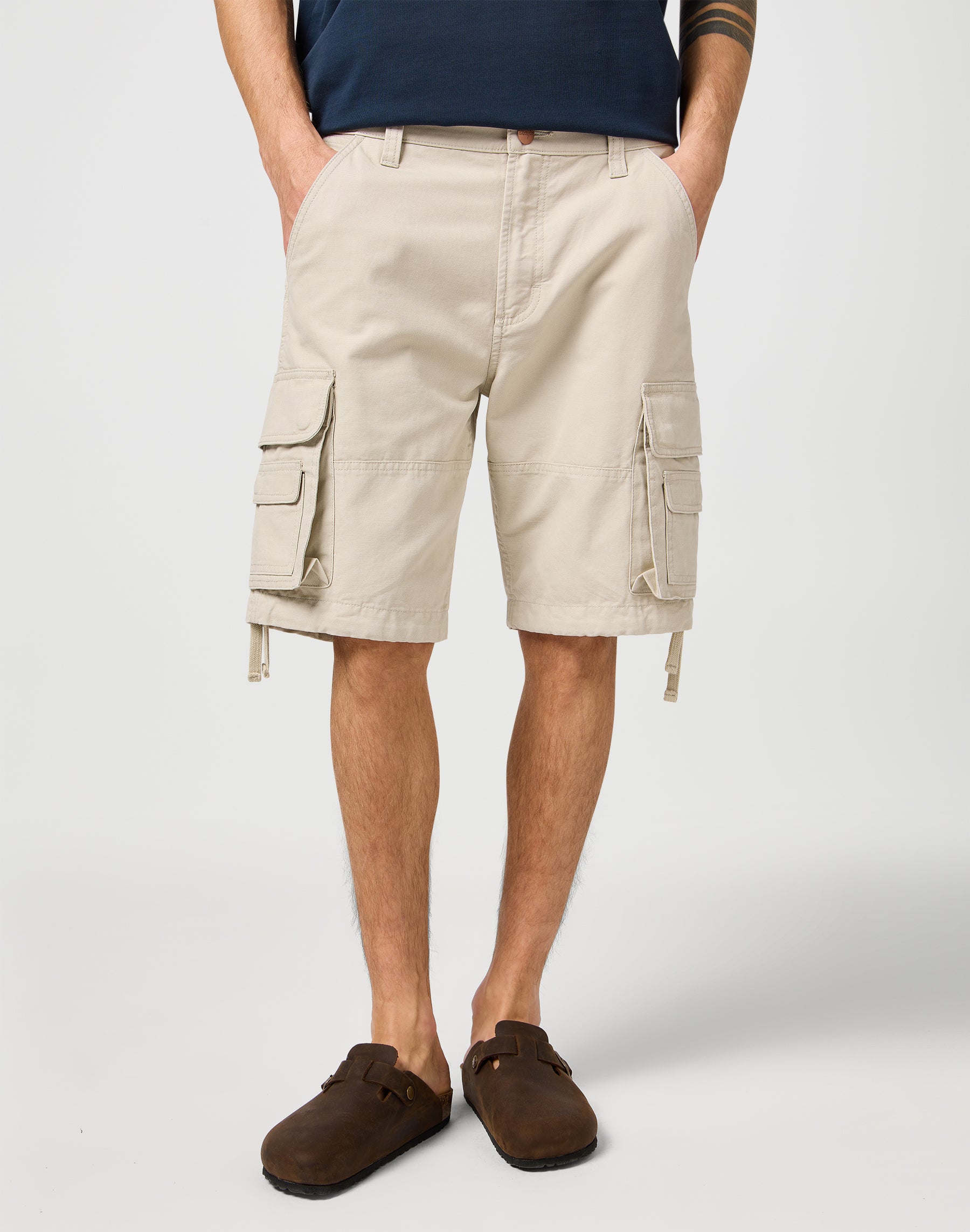 Pantaloncini Casey Jones Cargo in Pelican Shorts Wrangler