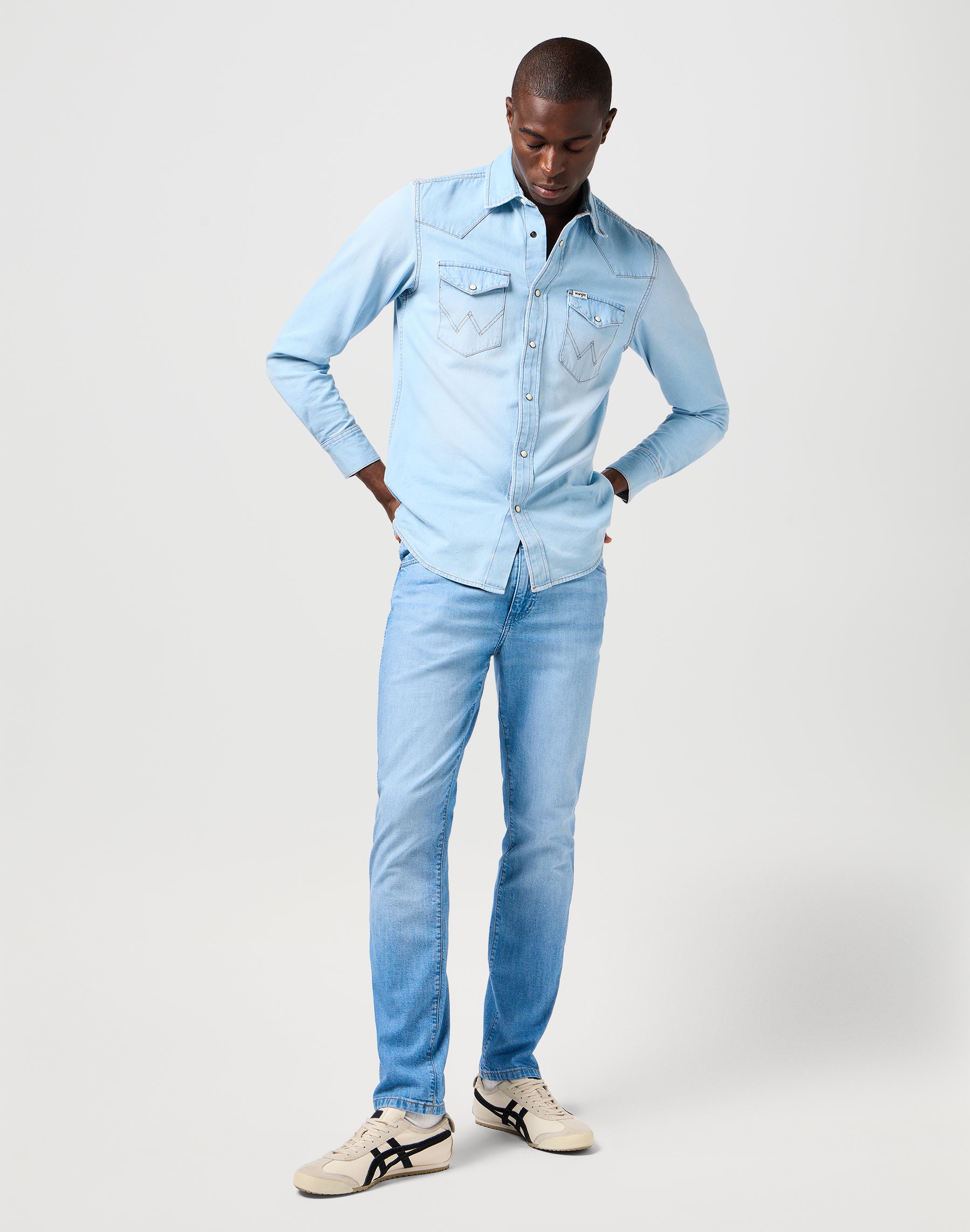 Larston in Jeans Wrangler color ardesia