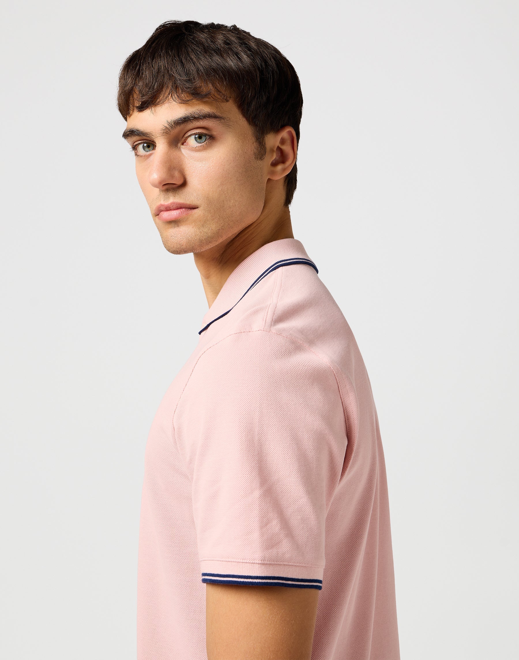 Polo in argento Rosa Magliette Wrangler