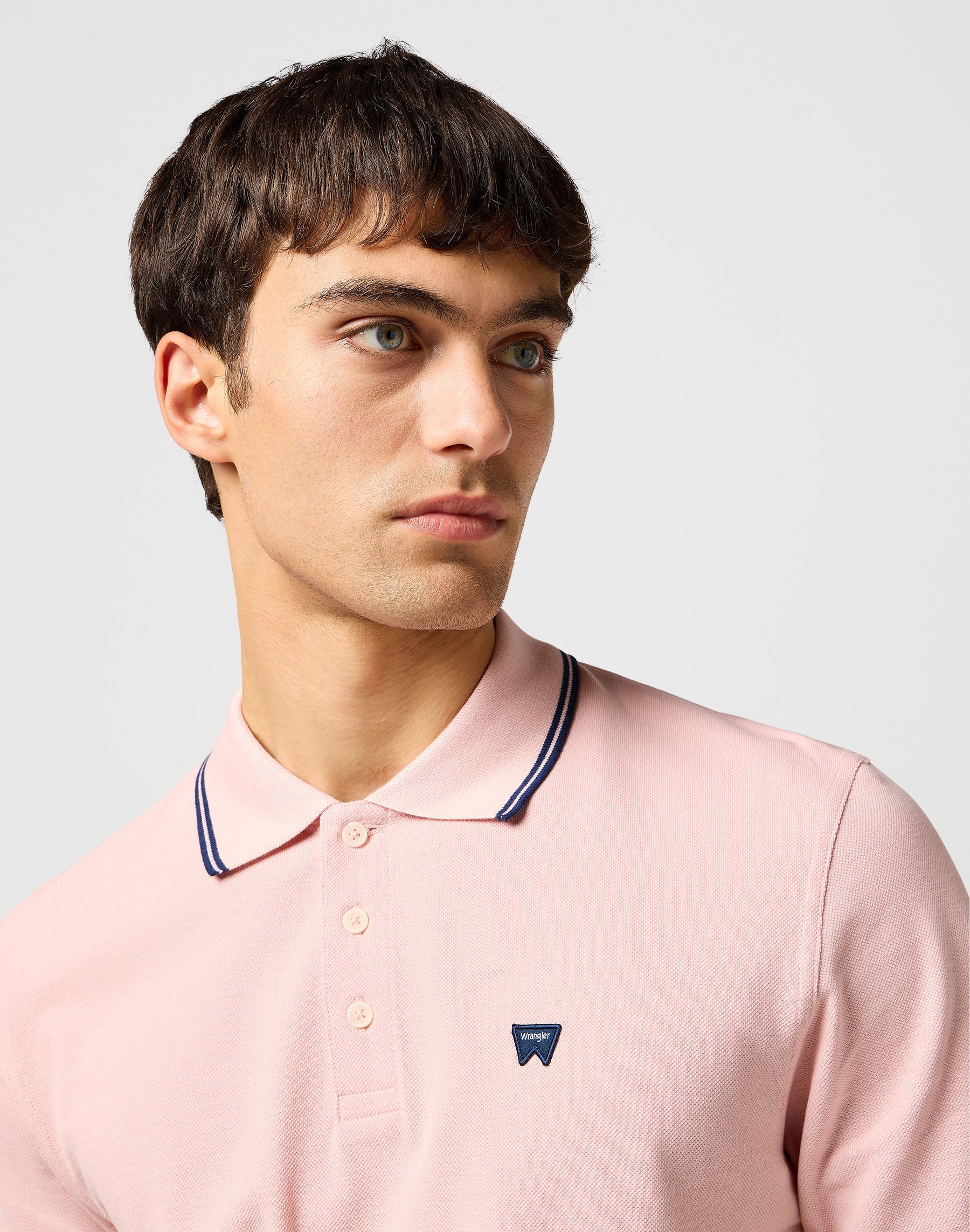 Polo in argento Rosa Magliette Wrangler
