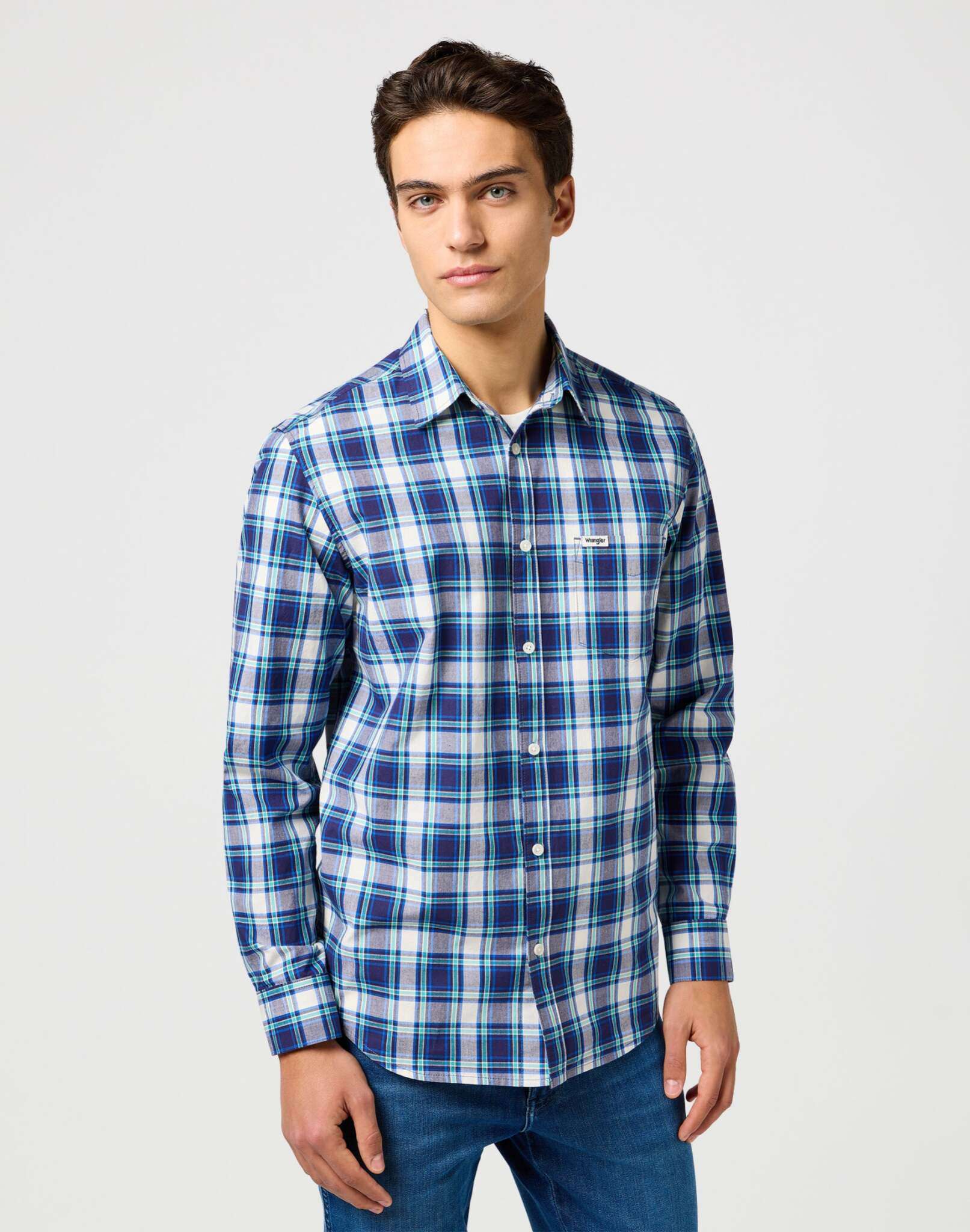Camicia 1 Pkt in camicie Wrangler Navy
