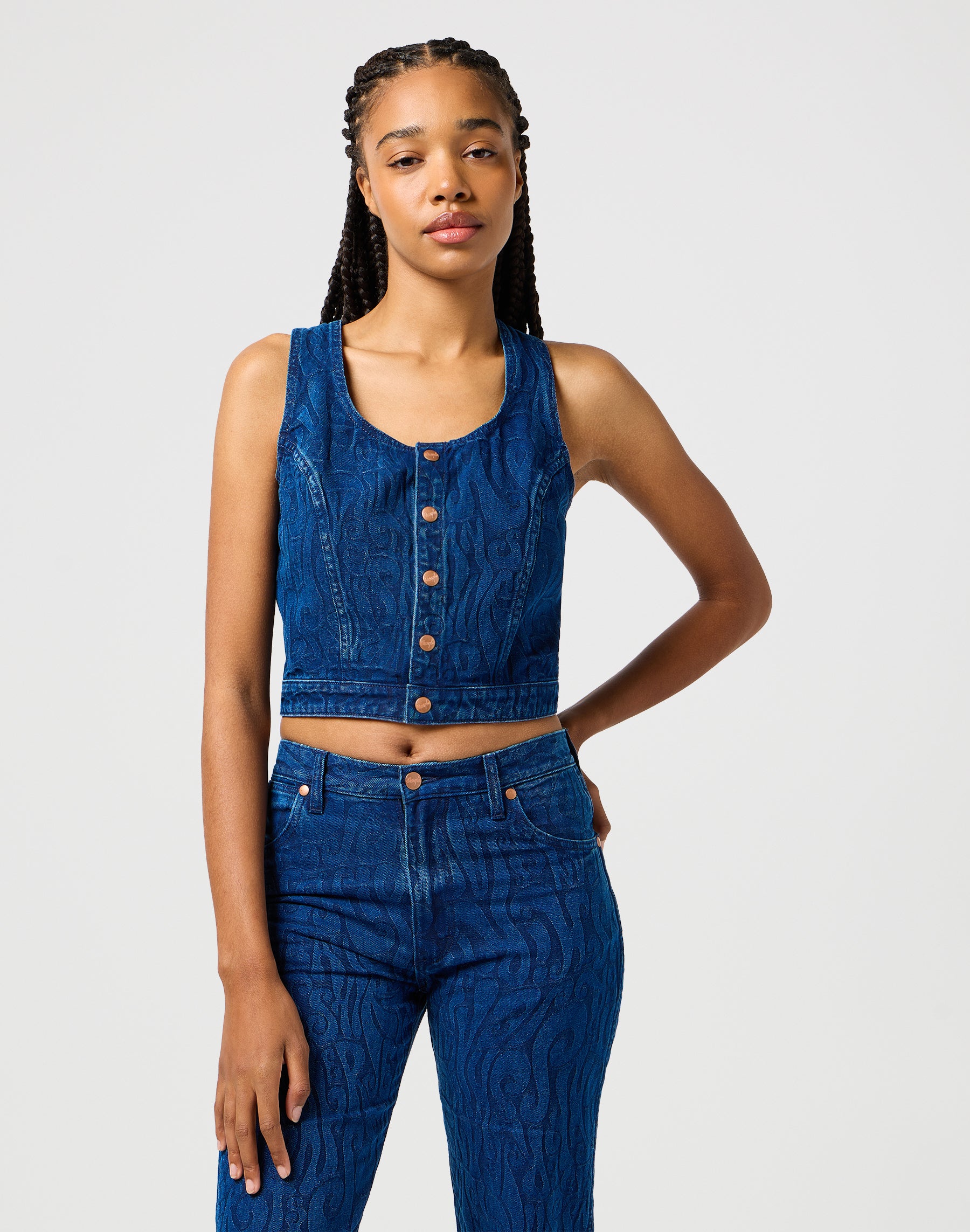 La camicia in groovy jaquard di Wrangler