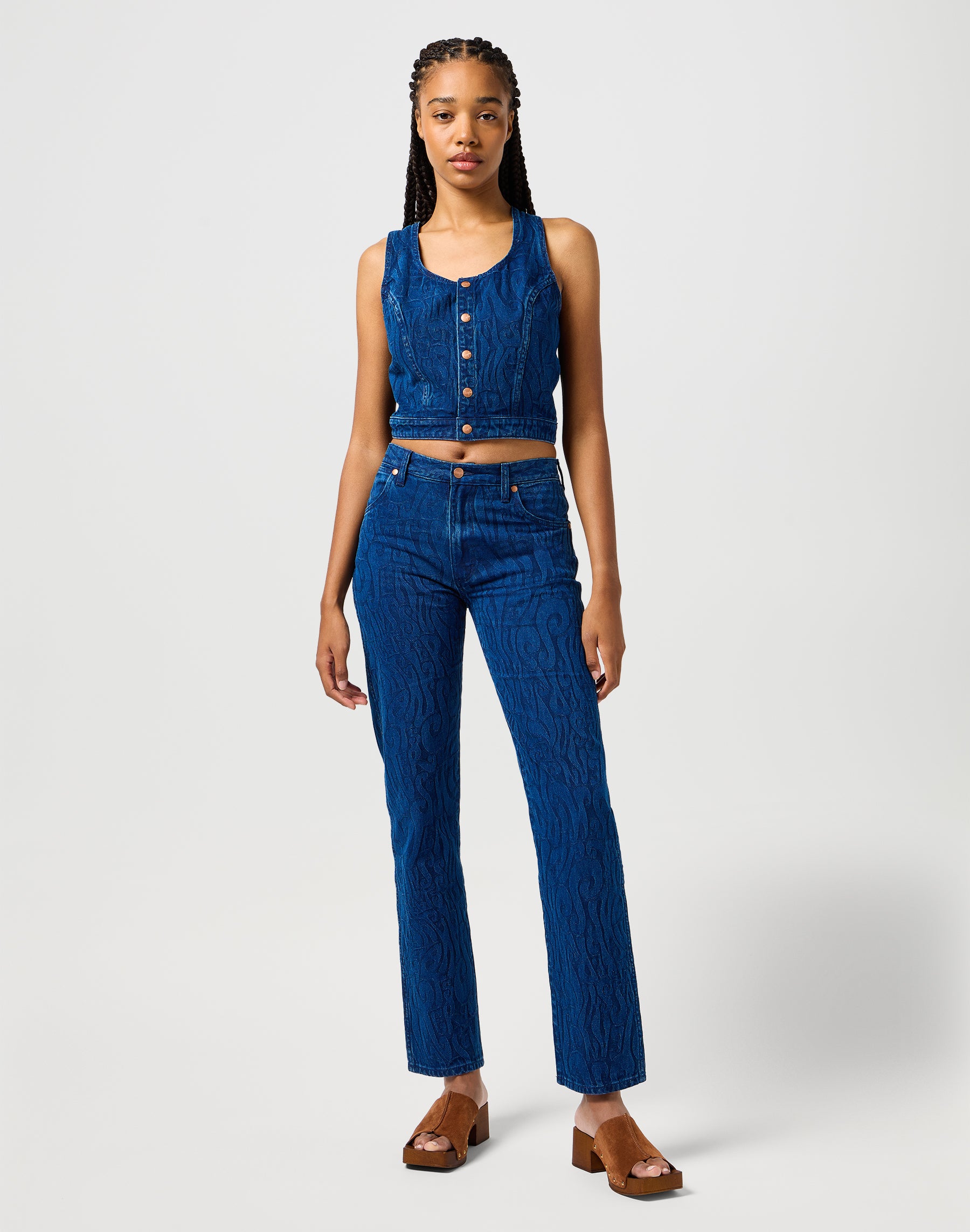 La camicia in groovy jaquard di Wrangler