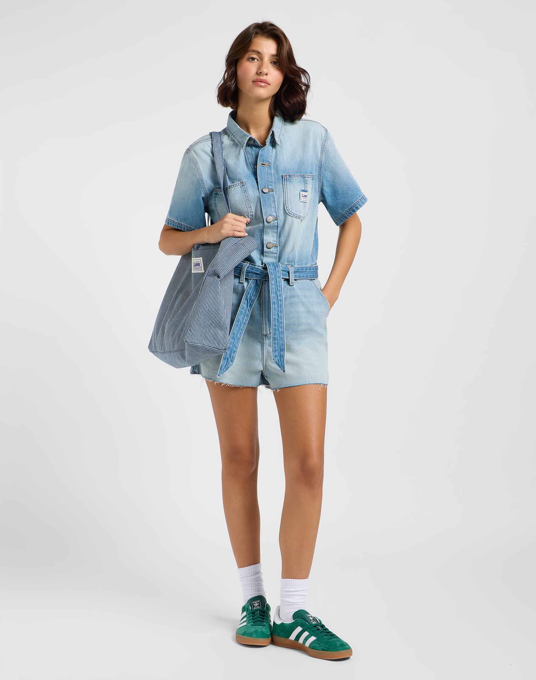 Chore Shortall in Cloudy Days Overall Lee