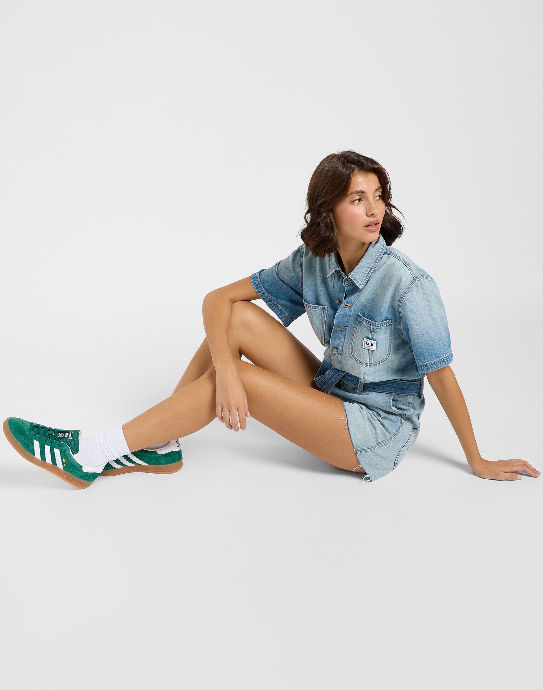 Chore Shortall in Cloudy Days Overall Lee
