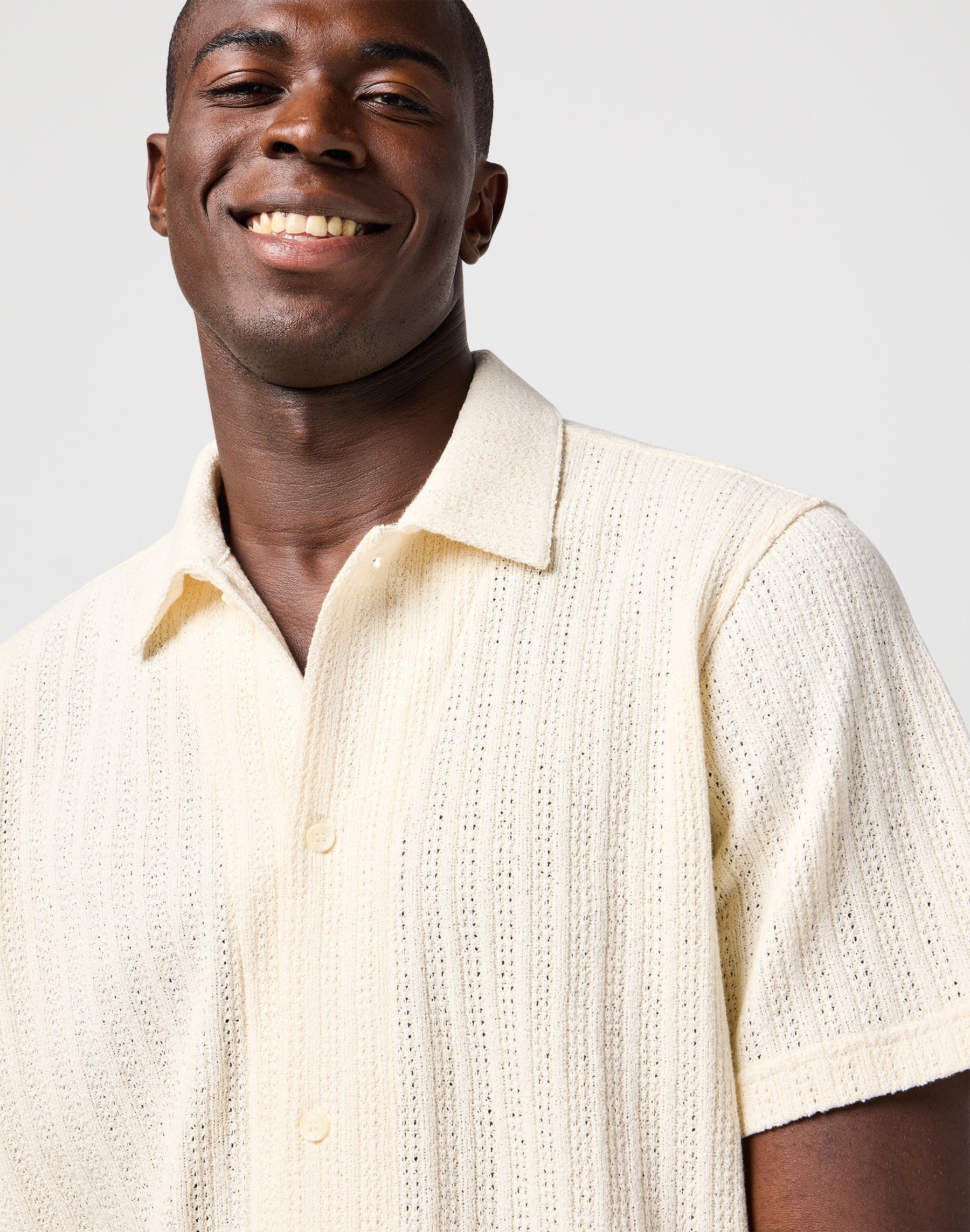 Camicia Ss in maglia naturale Camicie Wrangler