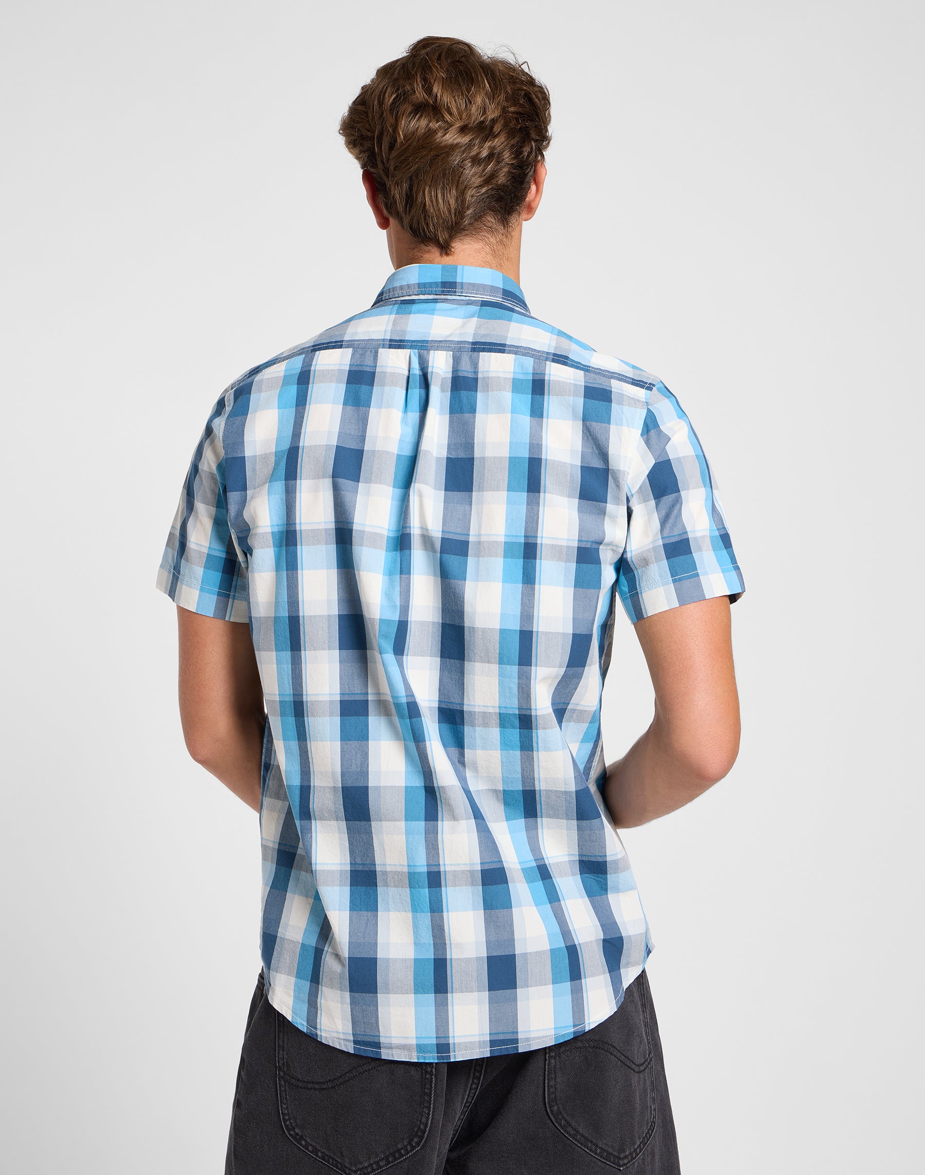 Lee Button Down Ss in Orion Camicie Lee