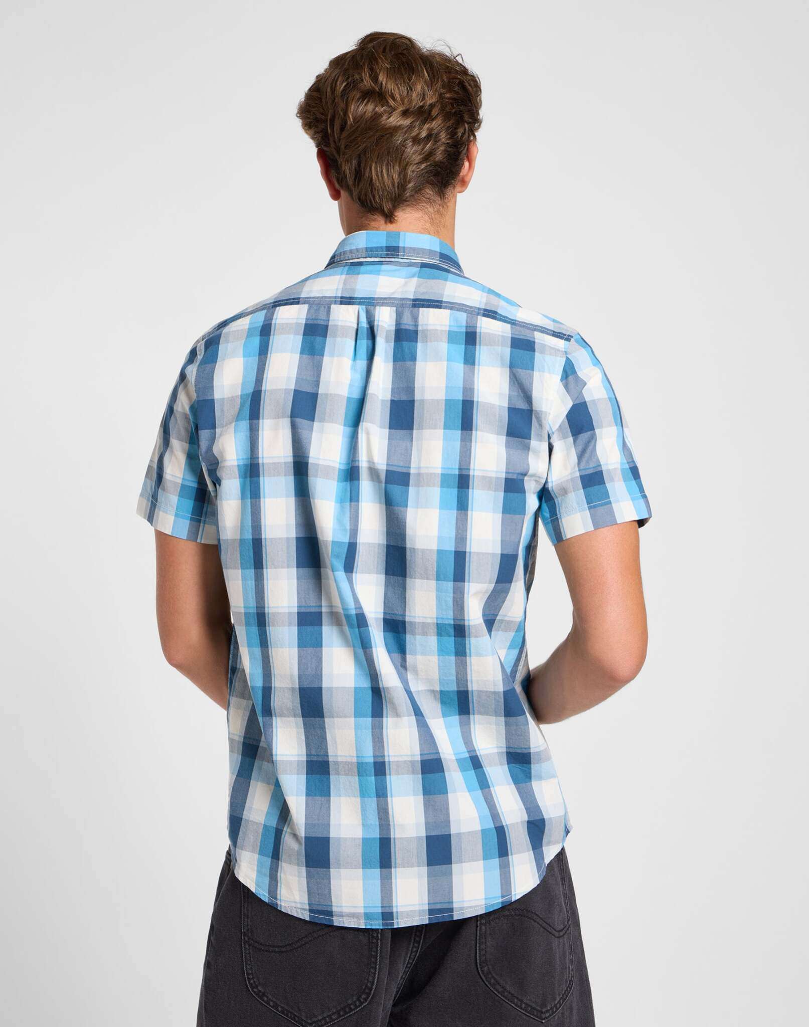 Lee Button Down Ss in Orion Camicie Lee