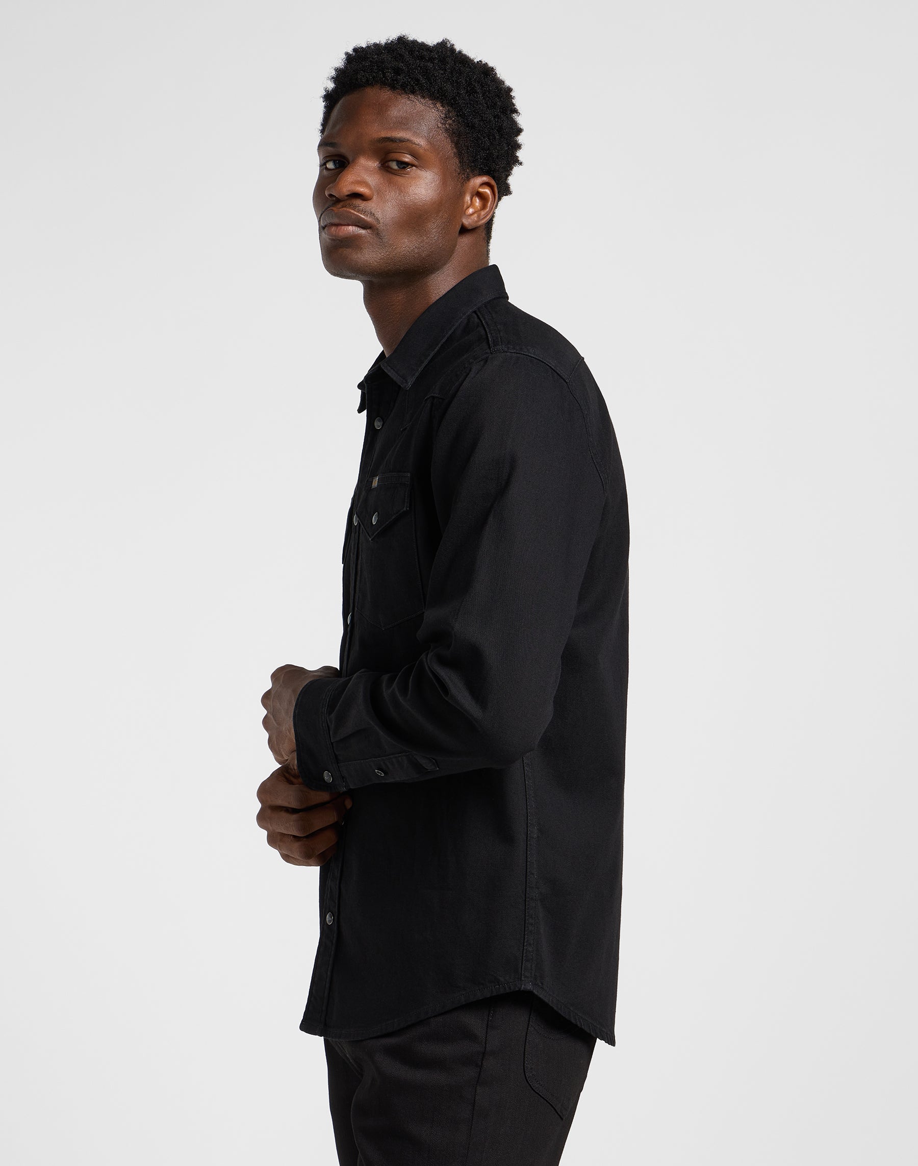 Western regolare in nero