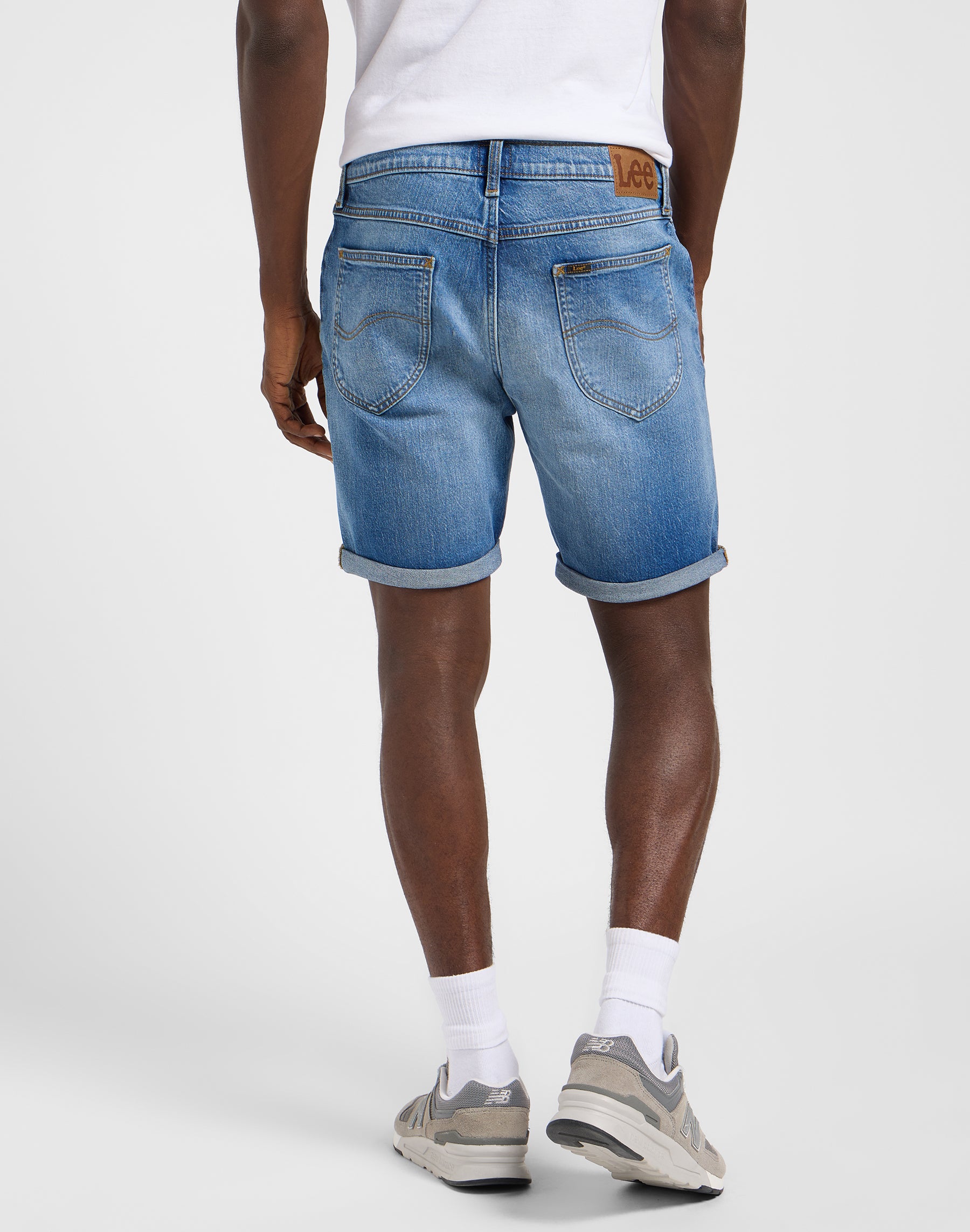Pantaloncini corti Rider in denim serpente Lee