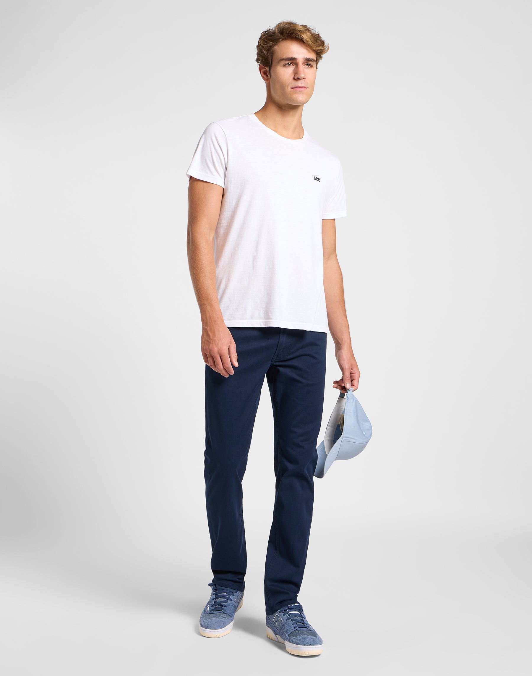 Pantaloni Daren Zip Fly in Rivet Navy Lee