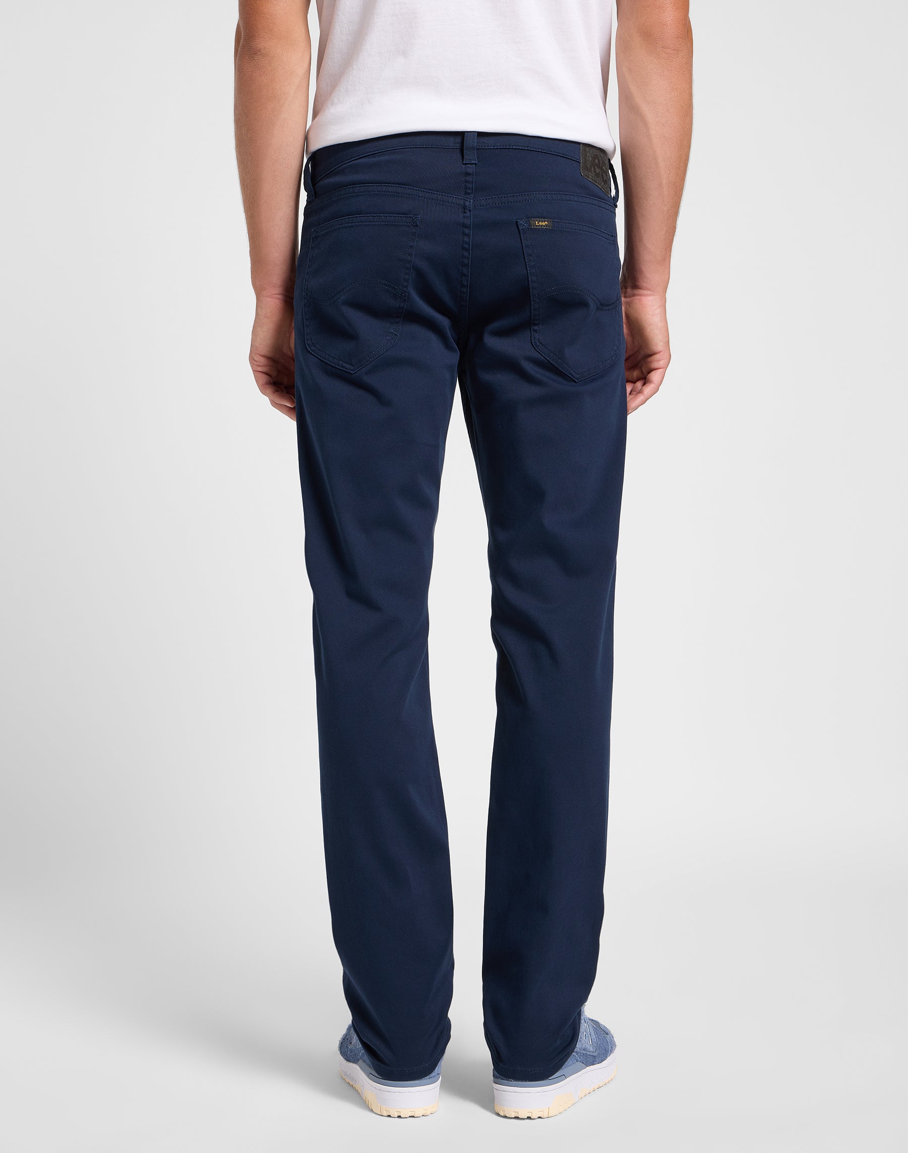 Pantaloni Daren Zip Fly in Rivet Navy Lee