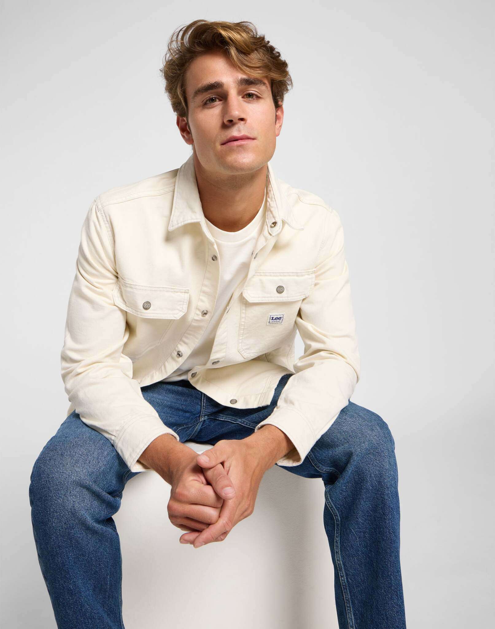 Camicie da lavoro in ecru Lee