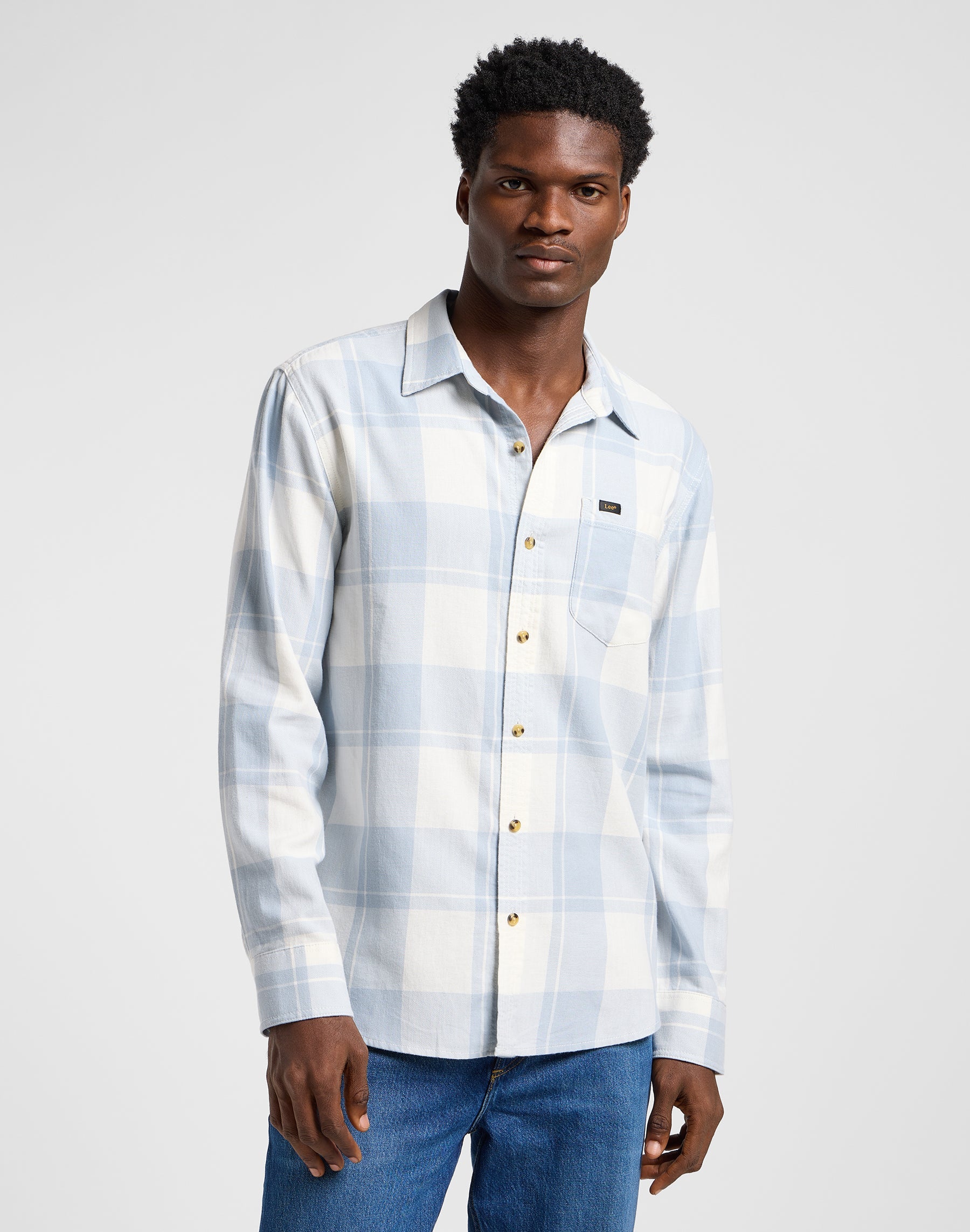 Camicia Mercantile in Ecru Concrete Shirts Lee