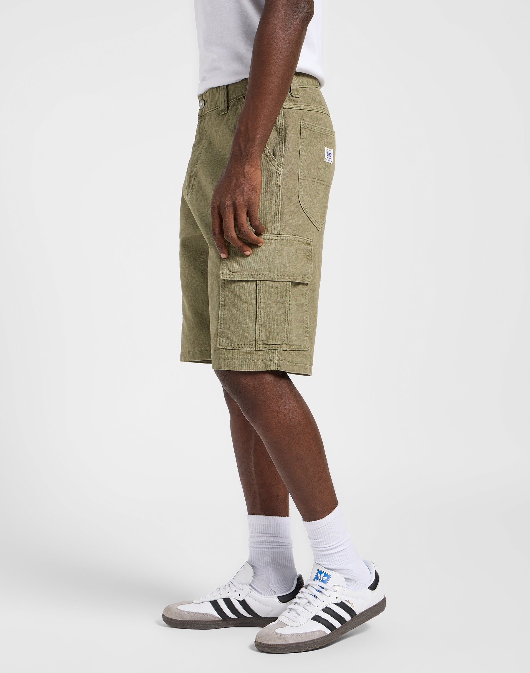 Pantaloncini Cargo in verde Mercantile Lee