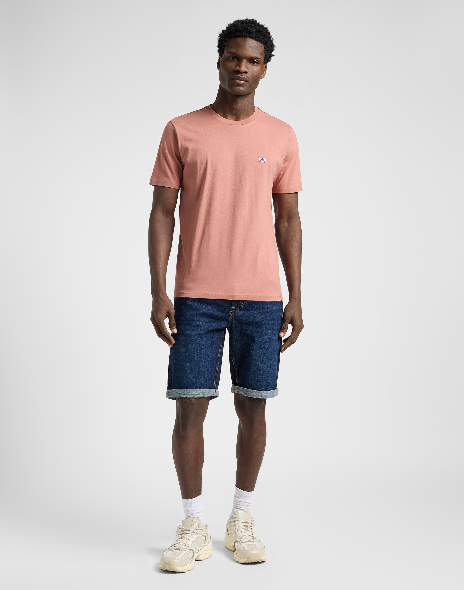 Ss Patch Logo Tee in Sepia T-Shirt Lee