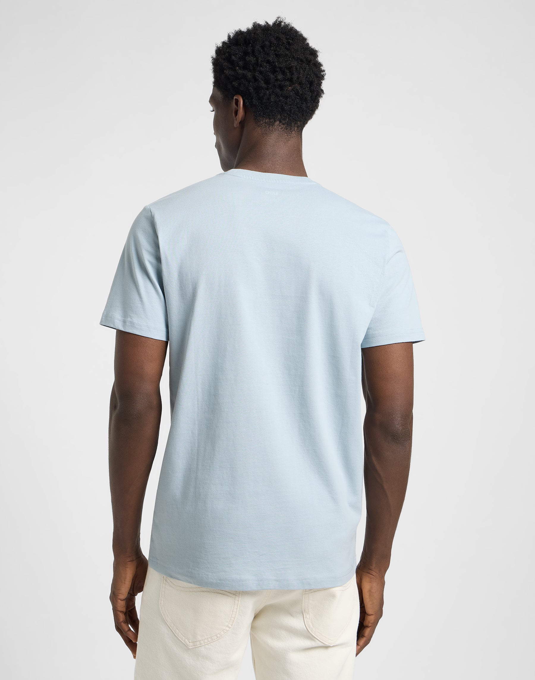 Ss Patch Logo Tee in grigio cemento Magliette Lee