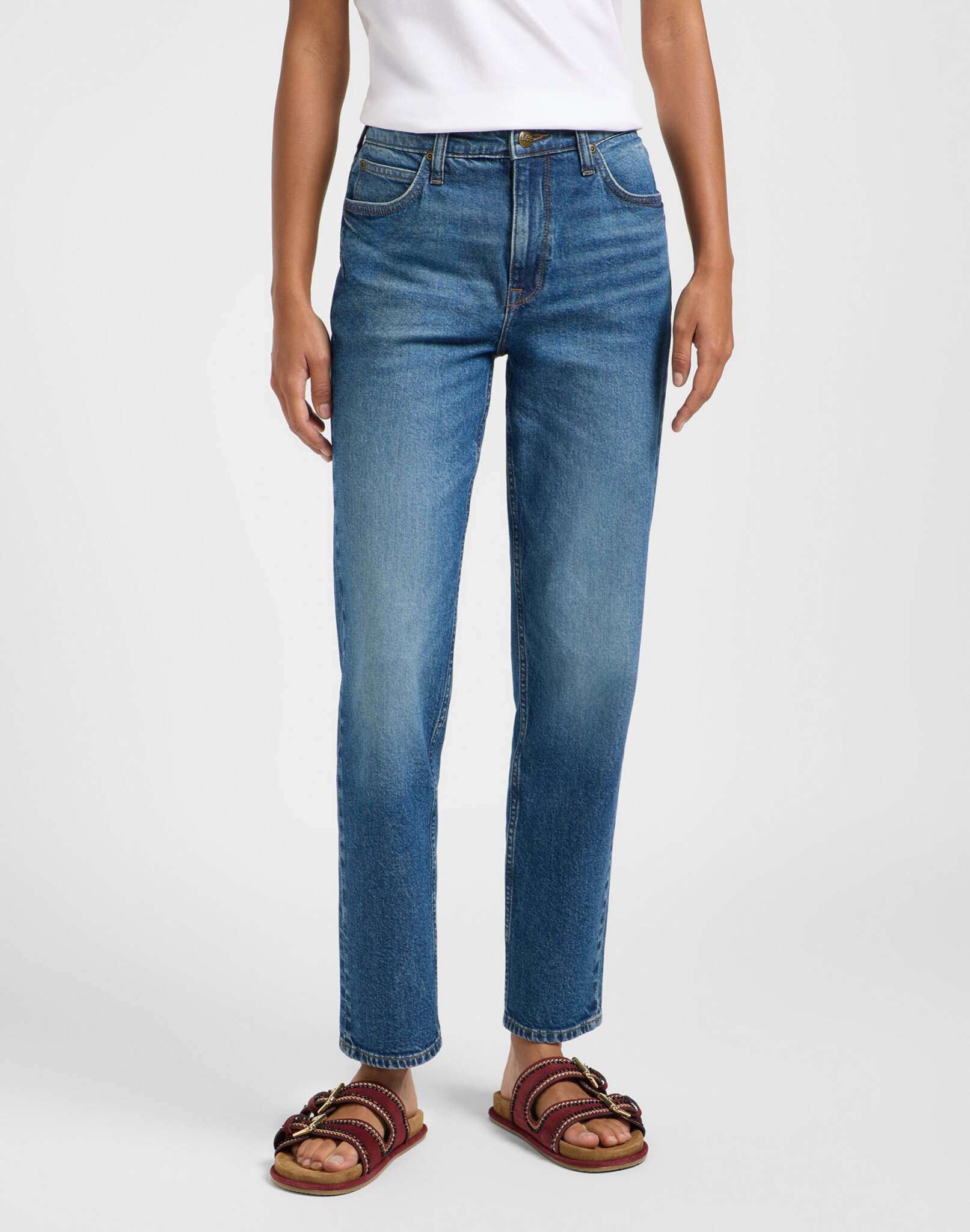 Carol in Jeans Higher Climb Lee