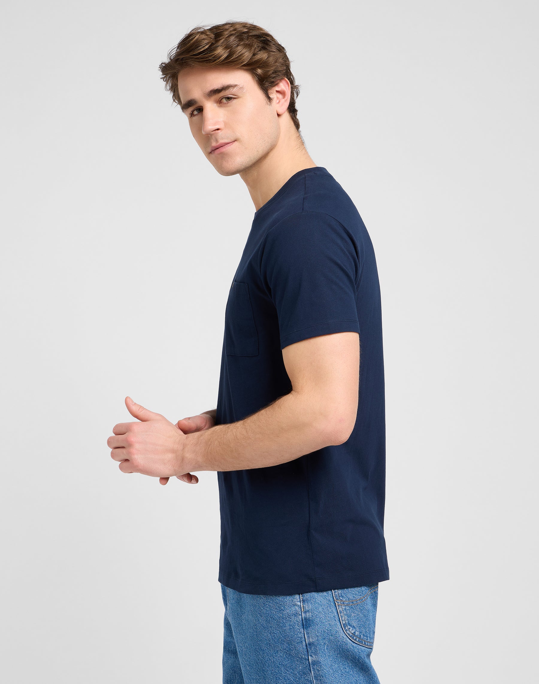 T-shirt Ultimate Pocket Tee in Rivet Navy T-Shirt Lee