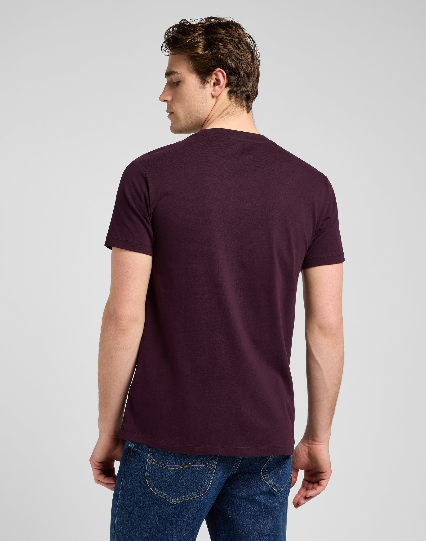 T-shirt Ultimate Pocket Tee in Deep Wine T-Shirt Lee