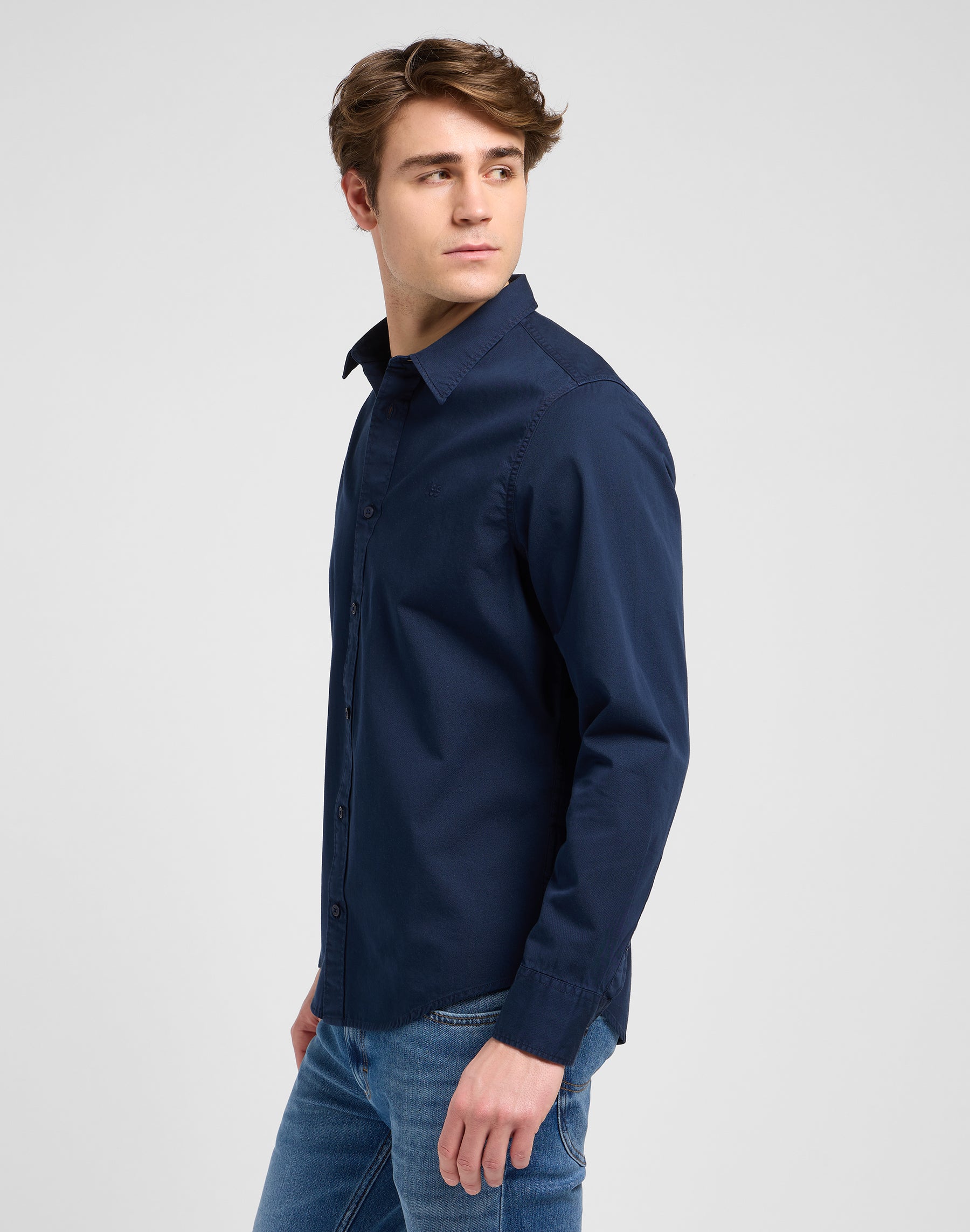 Camicia Patch in rivetto Navy Camicie Lee