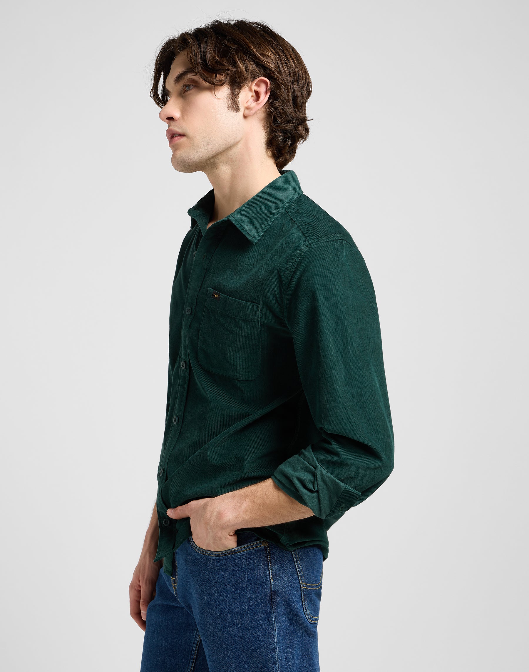 Camicia Leesure in Jade Forest Camicie Lee