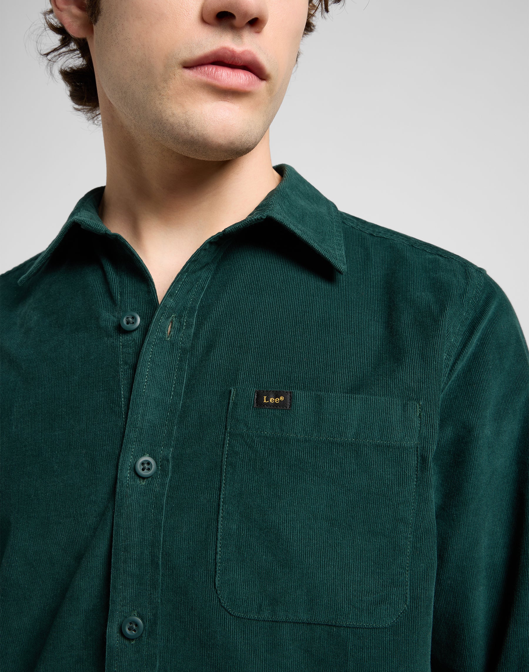 Camicia Leesure in Jade Forest Camicie Lee