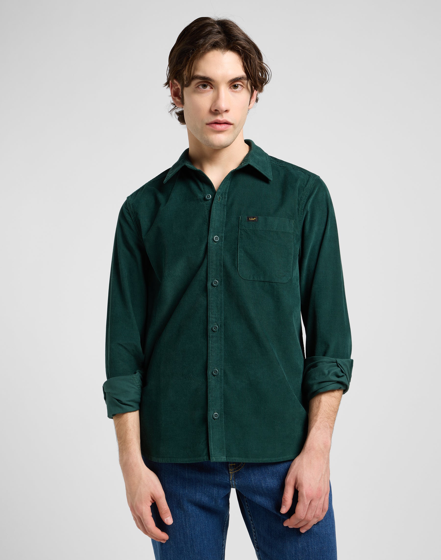 Camicia Leesure in Jade Forest Camicie Lee