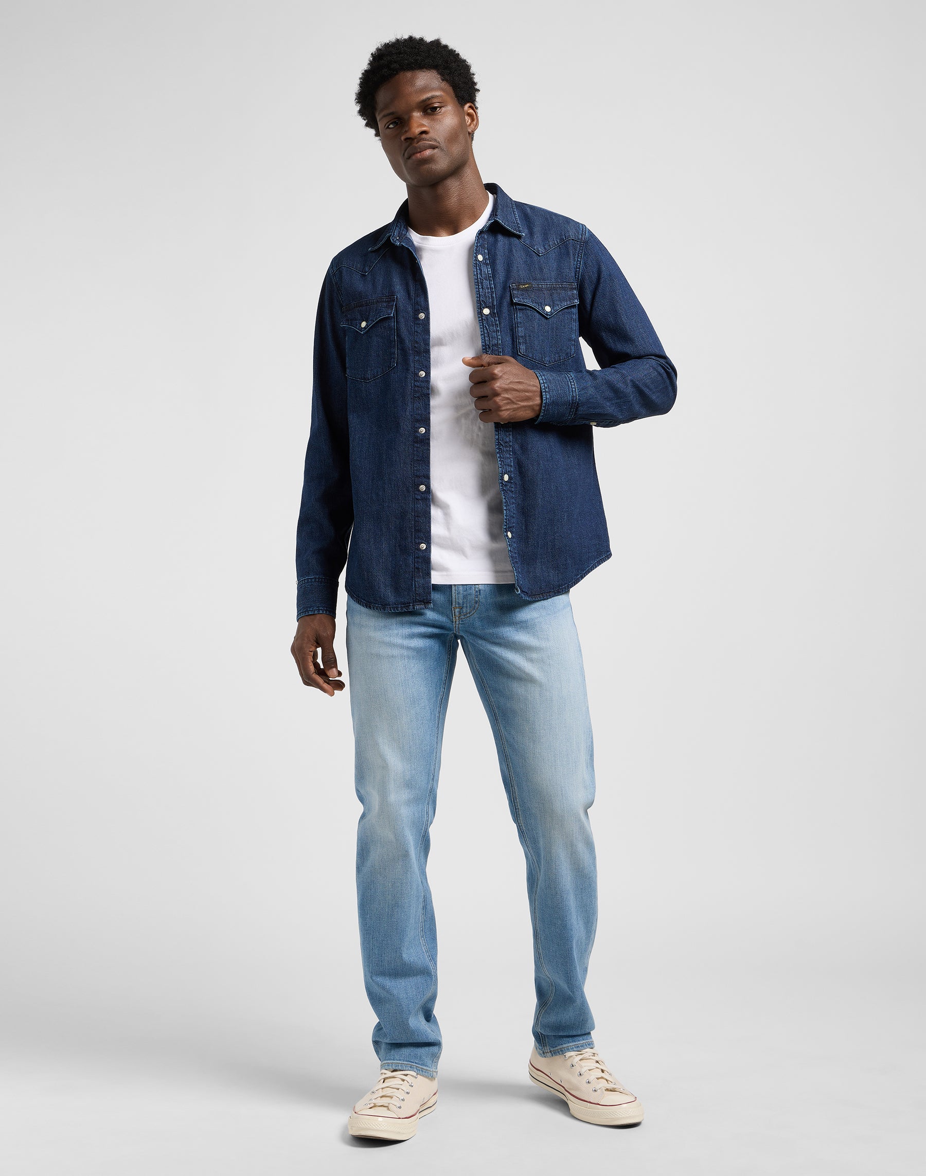 Camicia Western regolare in risciacquo Camicie Lee
