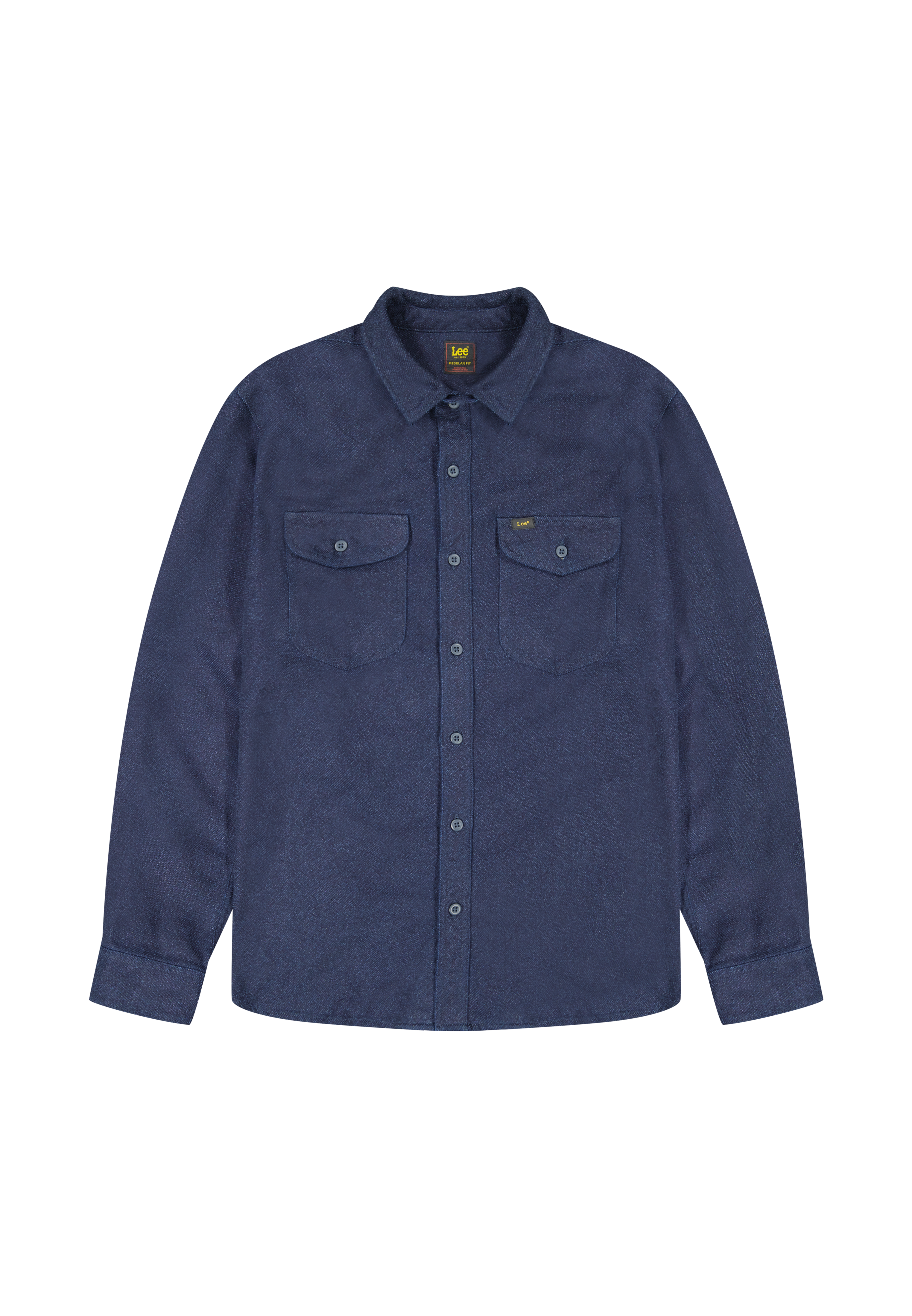Camicia da lavoro in Indigo Jaspe