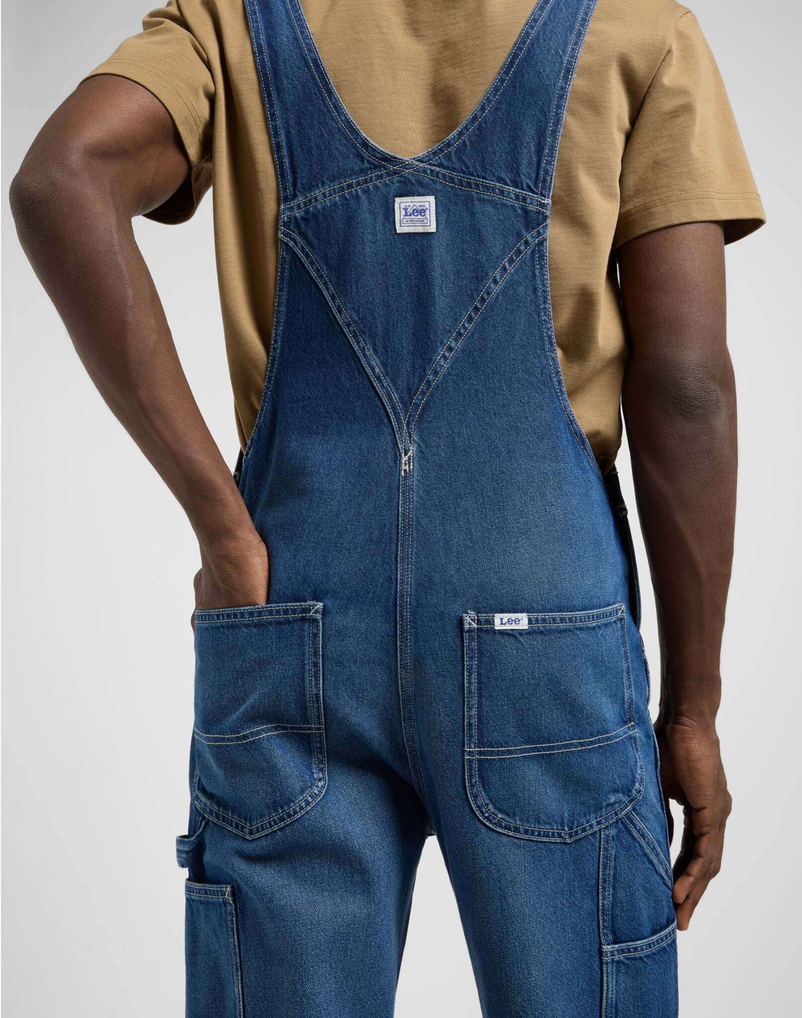 Lee Salopette in Bash Indigo Overall Lee