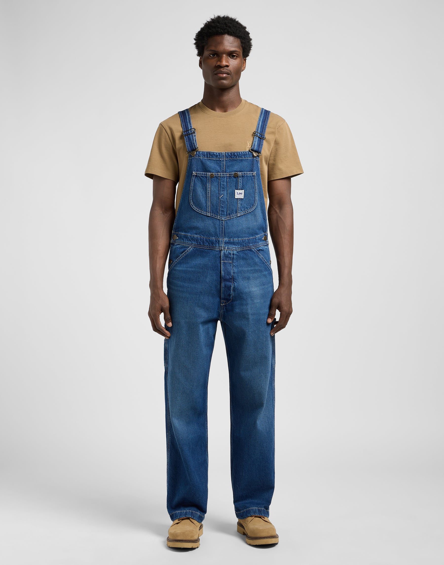 Lee Salopette in Bash Indigo Overall Lee