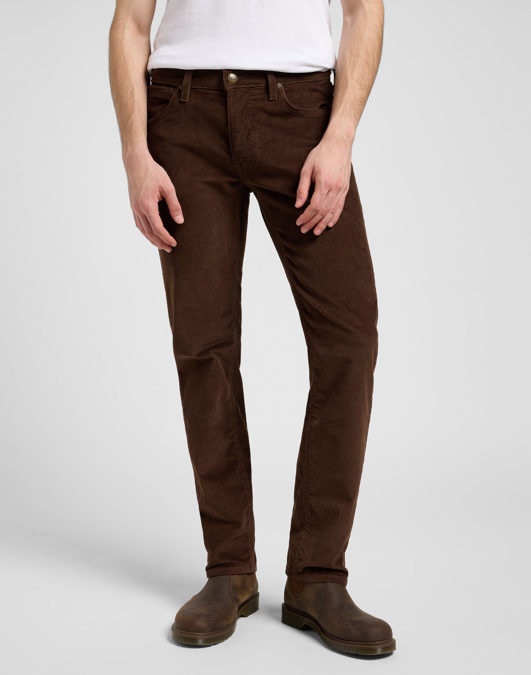 Daren Zip Fly in Arabica Pantaloni Lee