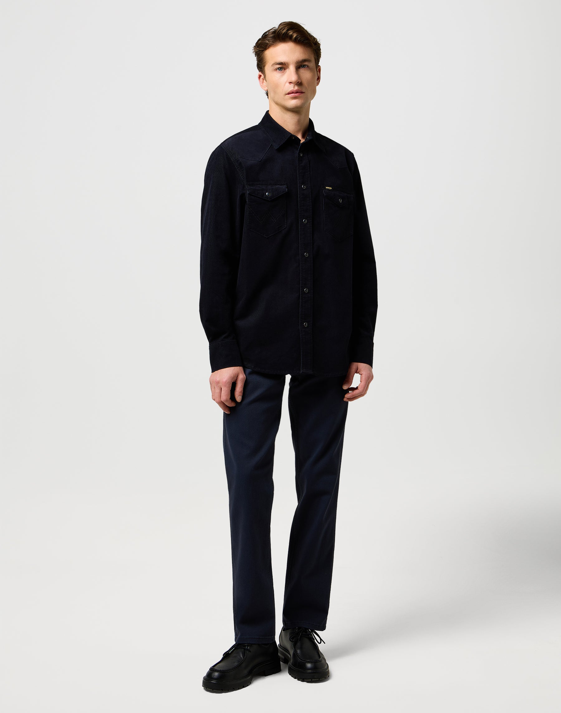 Greensboro in Pantaloni Navy Scuro Wrangler