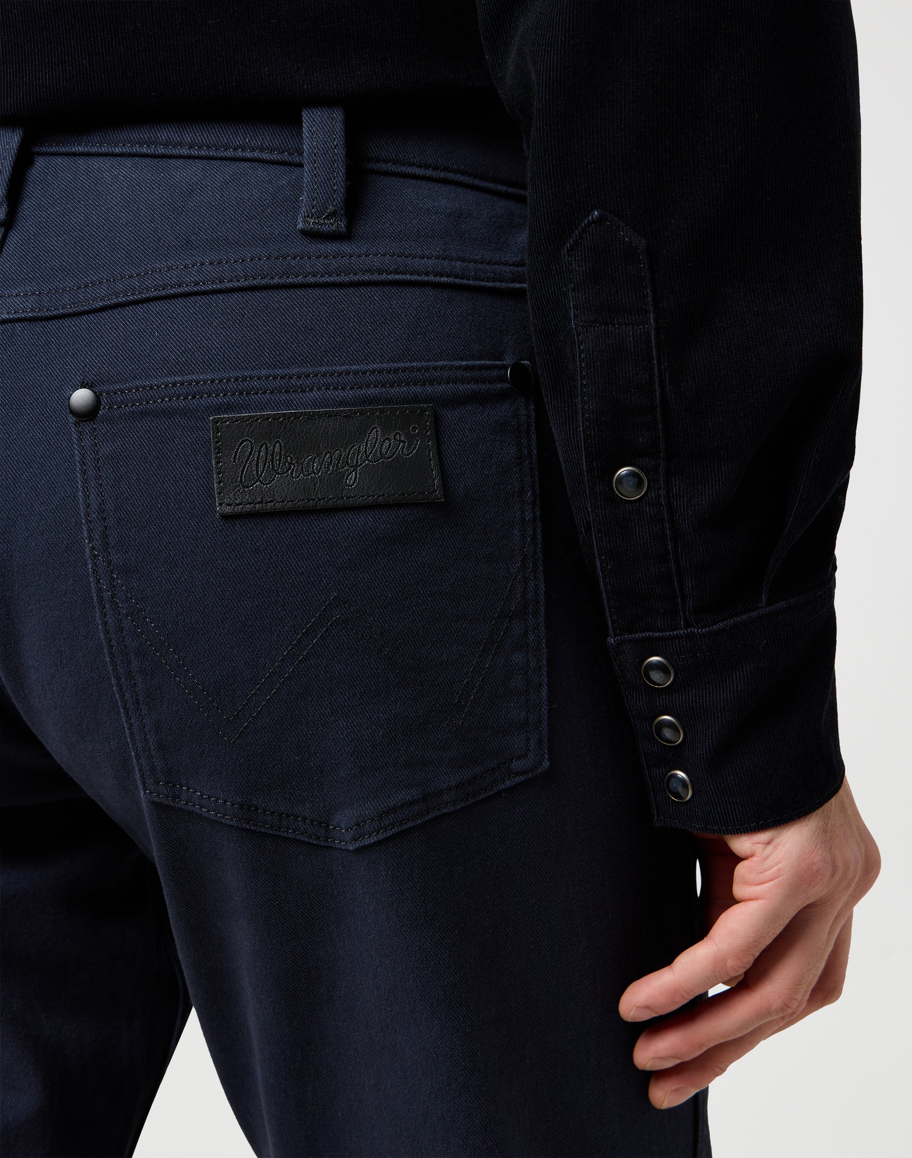 Greensboro in Pantaloni Navy Scuro Wrangler