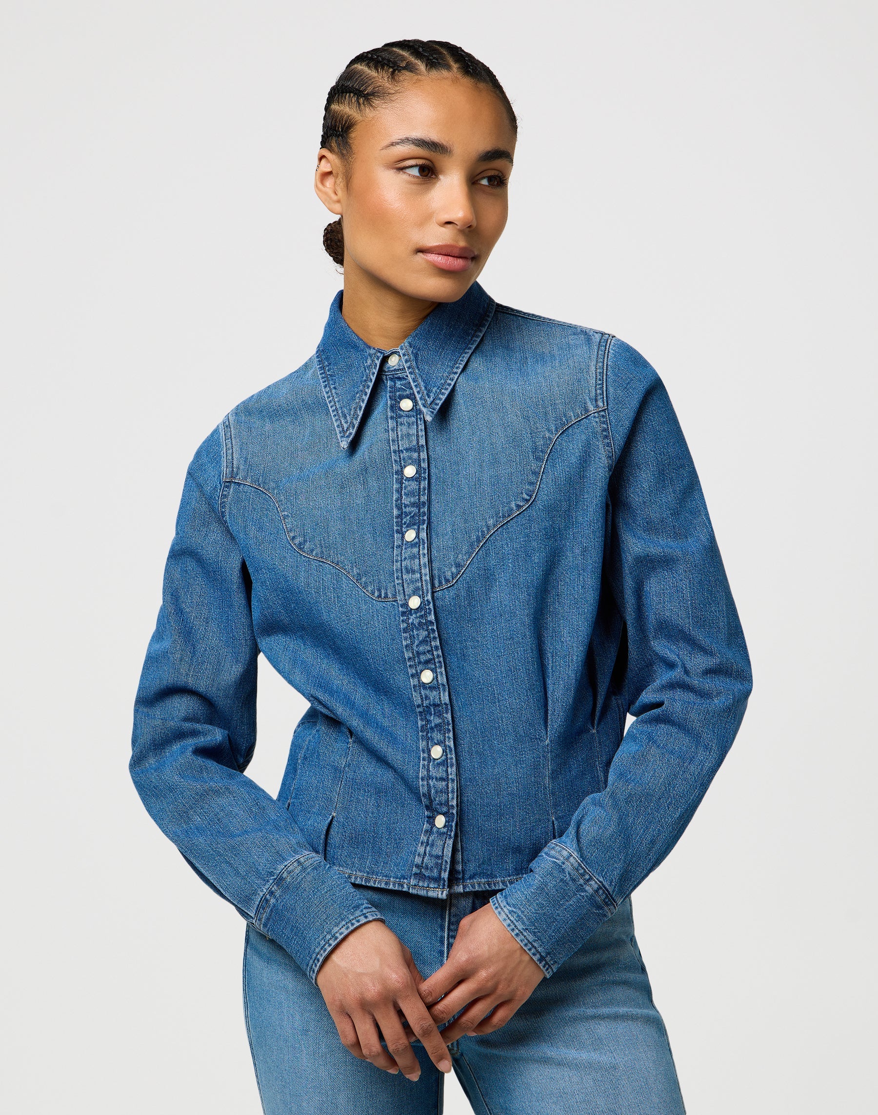 Camicia Femme Peplum in camicie a mano leggere Wrangler