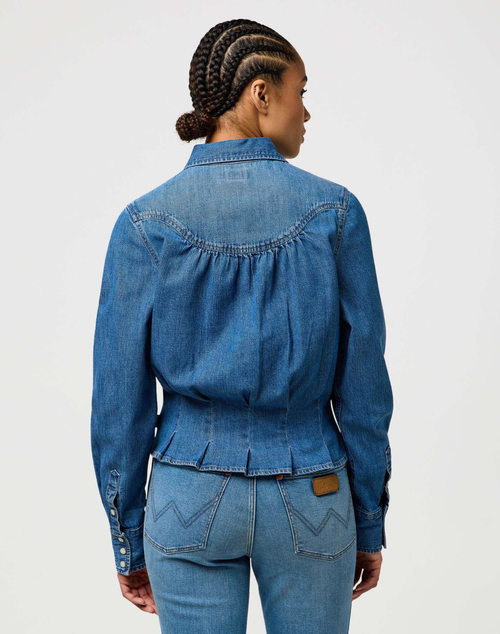 Camicia Femme Peplum in camicie a mano leggere Wrangler