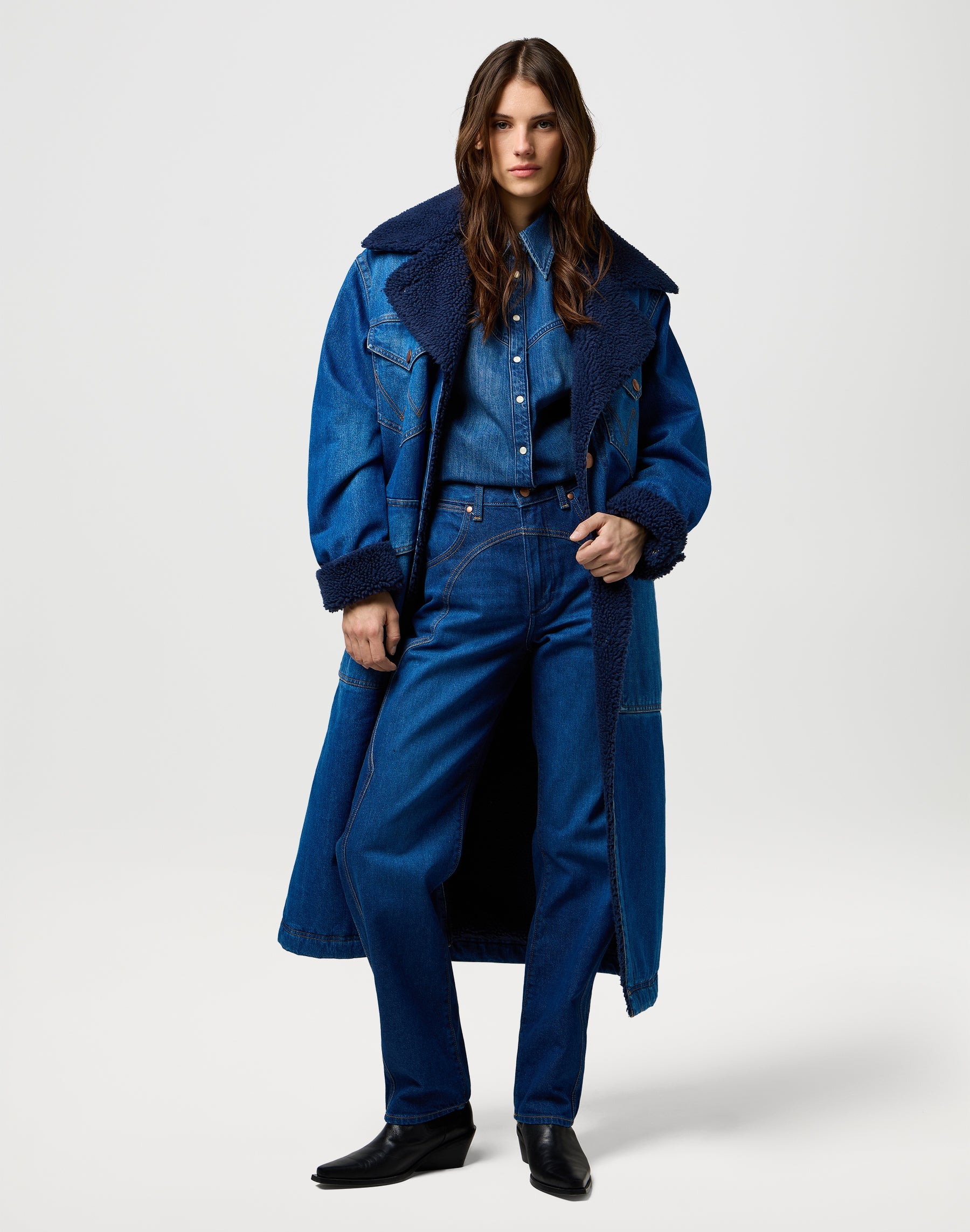 Cappotto Wrange in giacca blu scintillante Wrangler