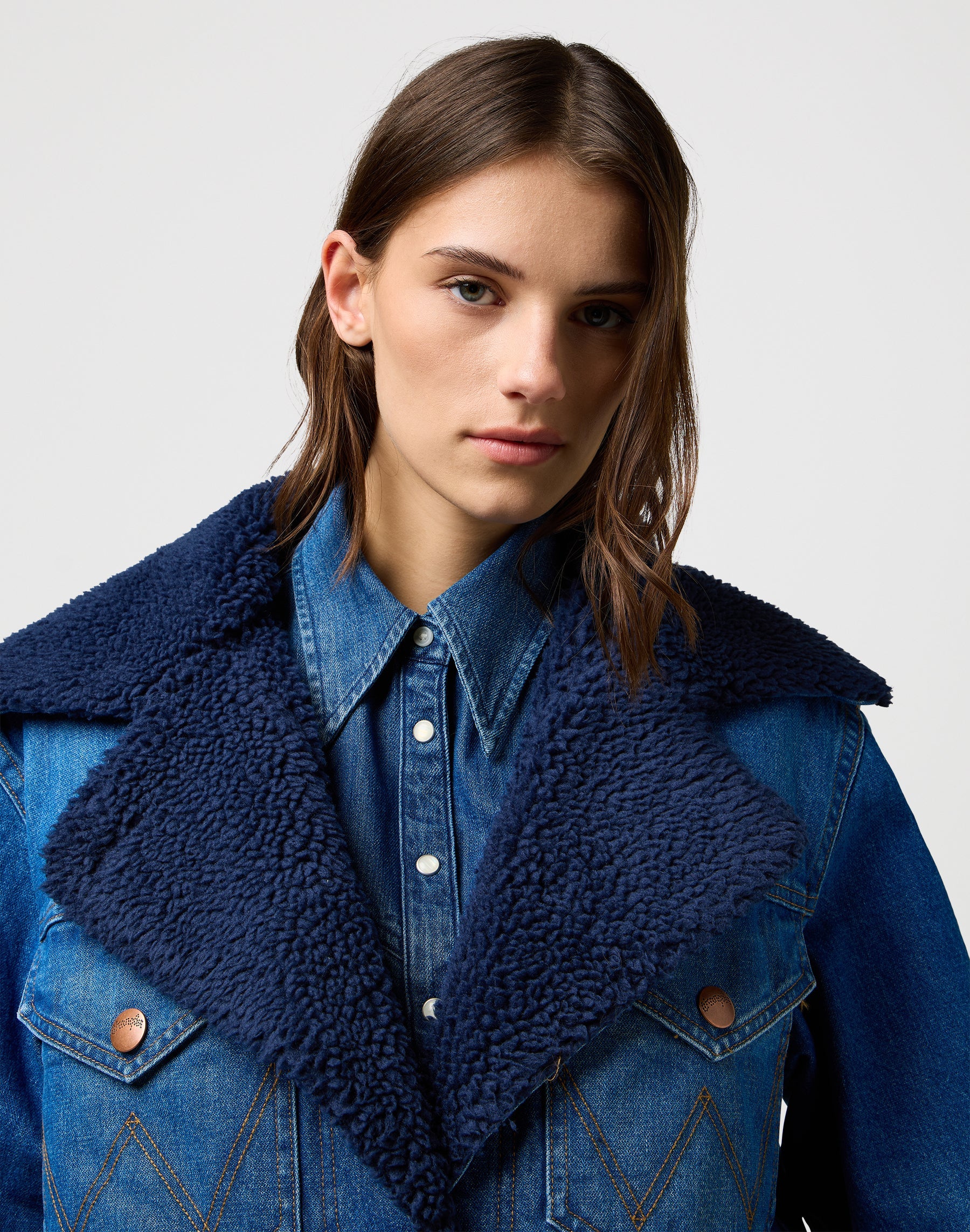 Cappotto Wrange in giacca blu scintillante Wrangler
