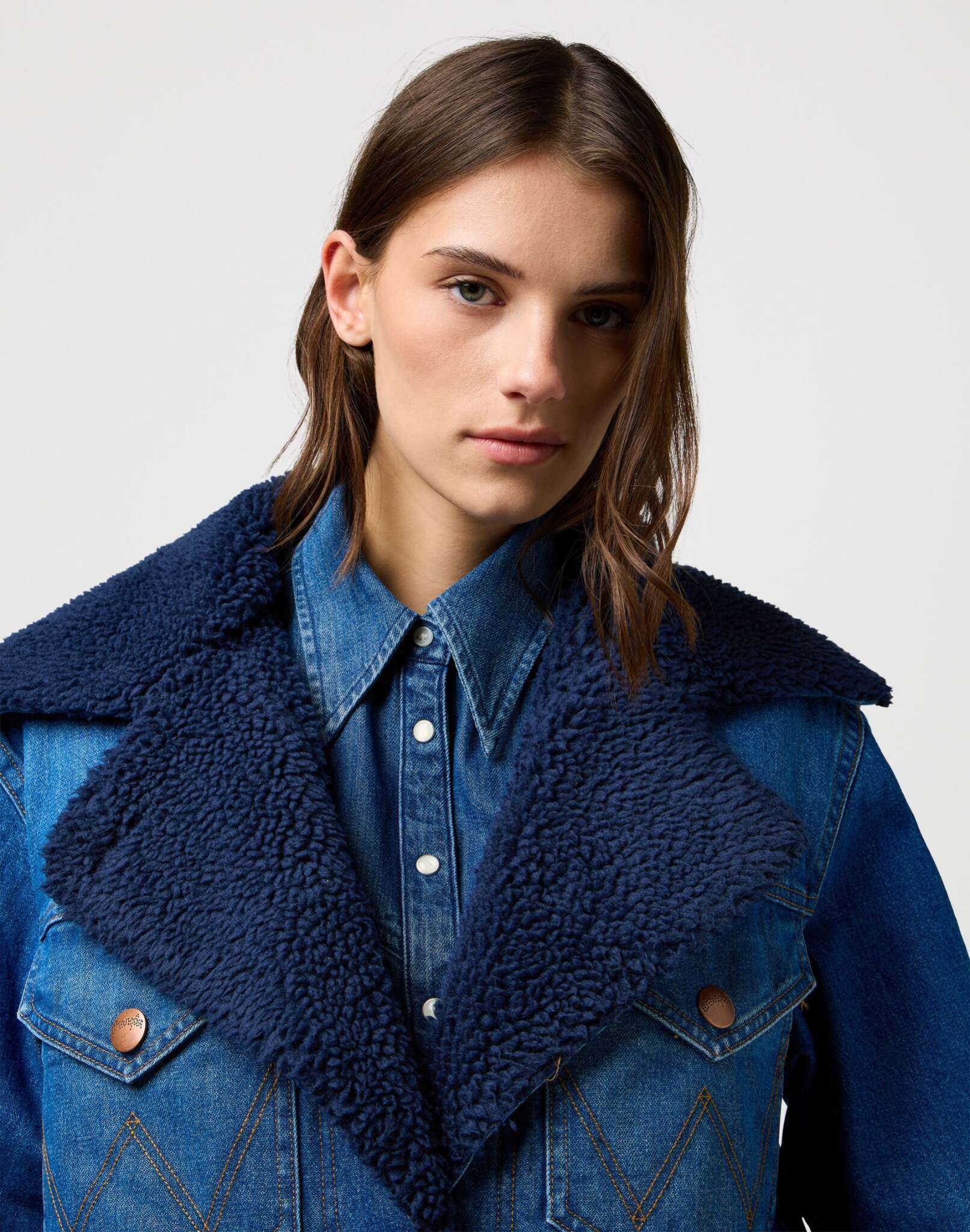Cappotto Wrange in giacca blu scintillante Wrangler