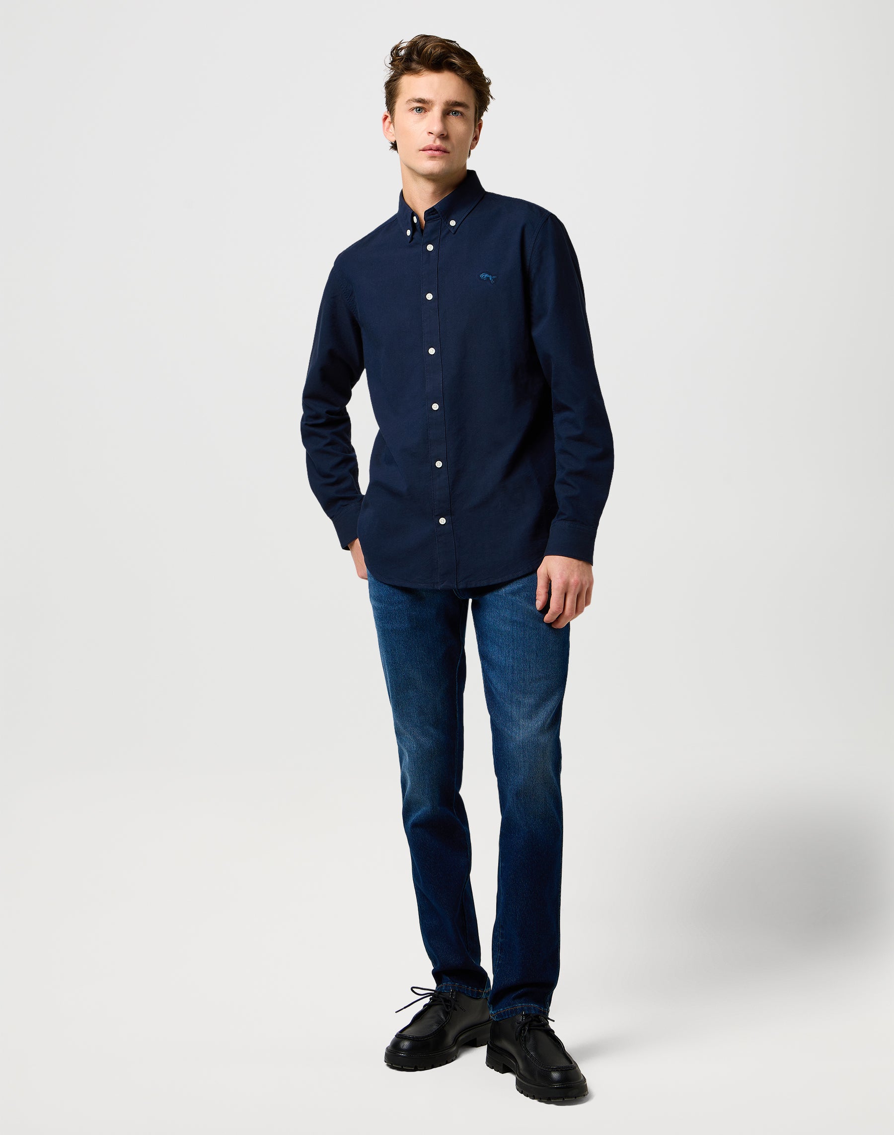 Jeans Texas Slim in Fog Wrangler